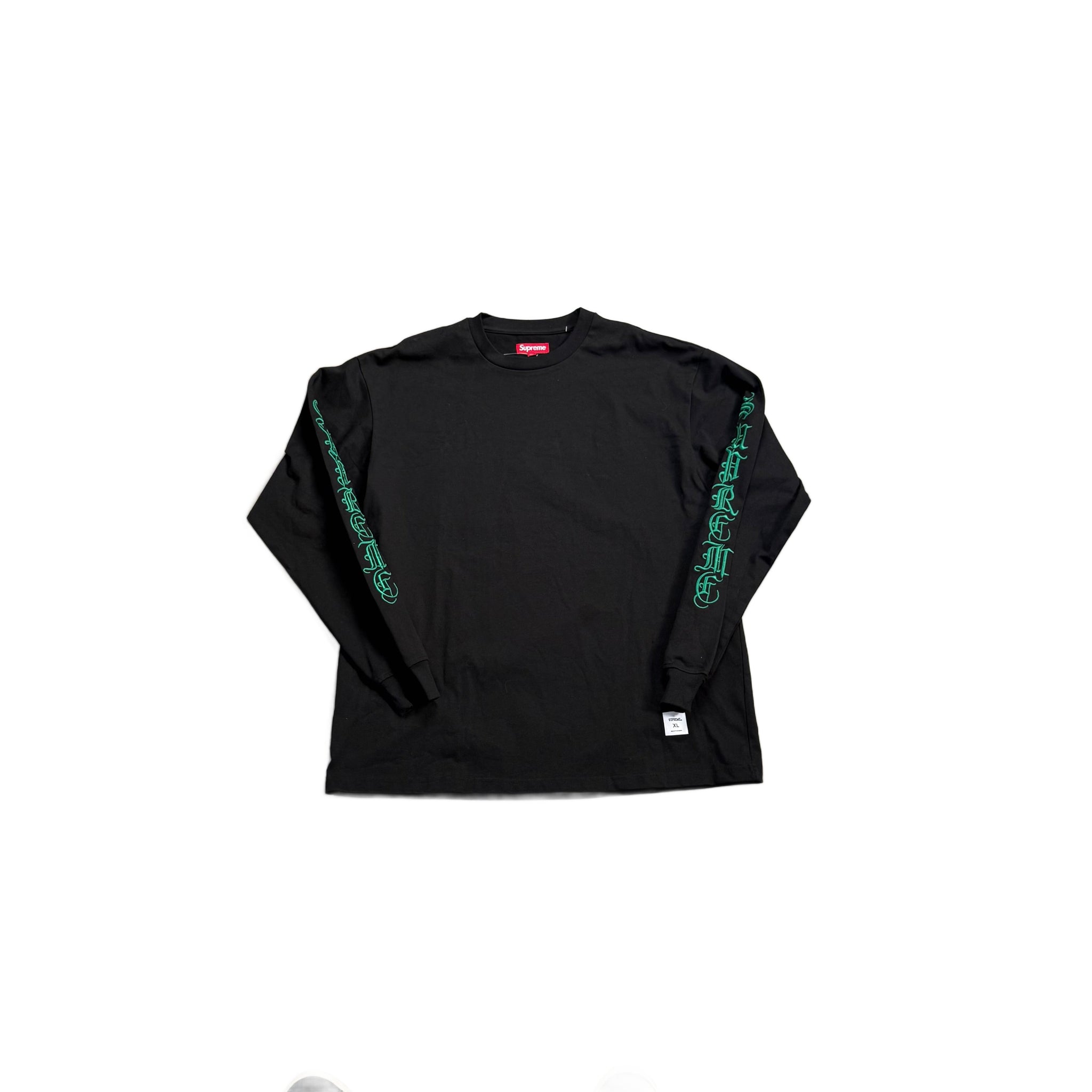 Black Supreme Long Sleeve Tee - XL