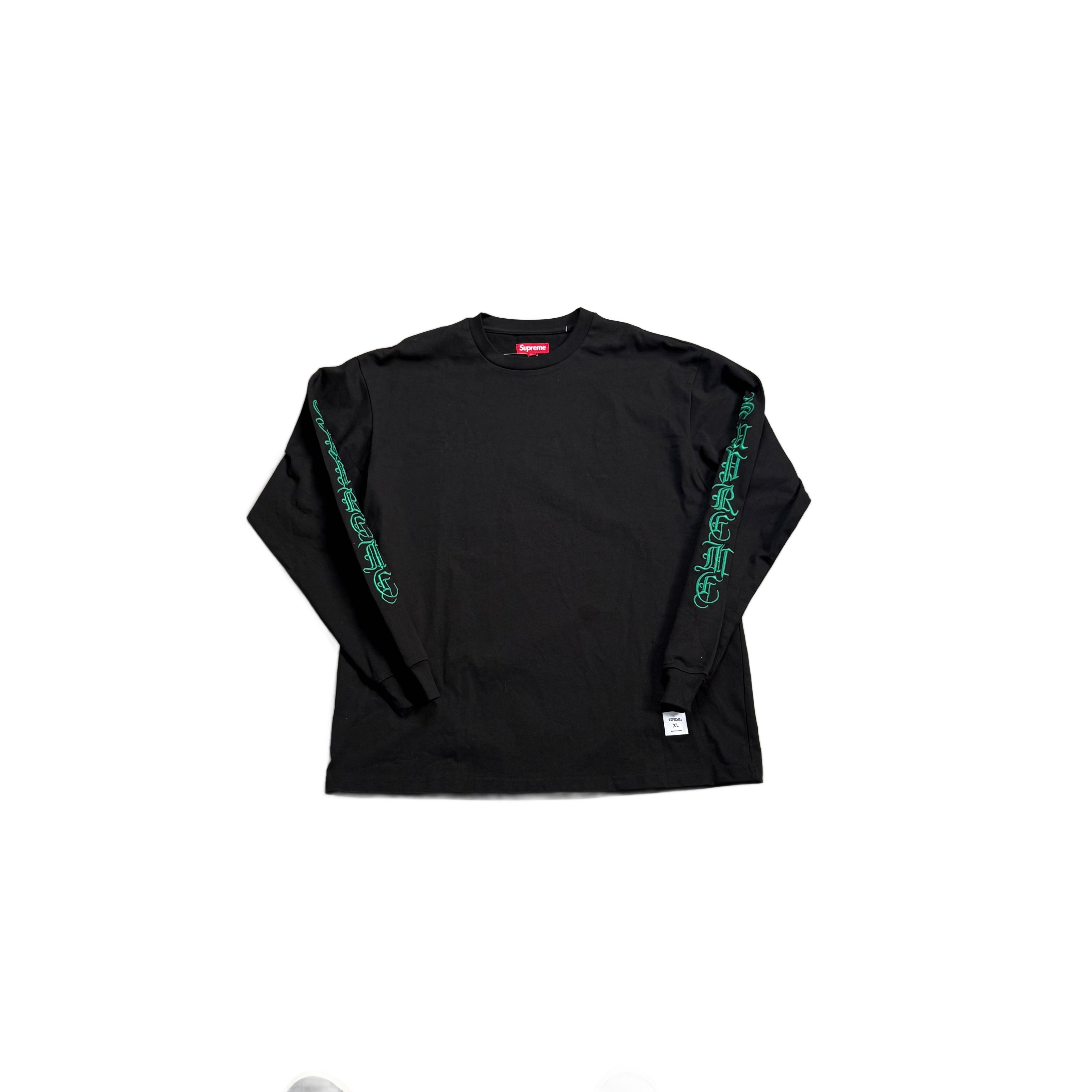 Black Supreme Long Sleeve Tee - XL