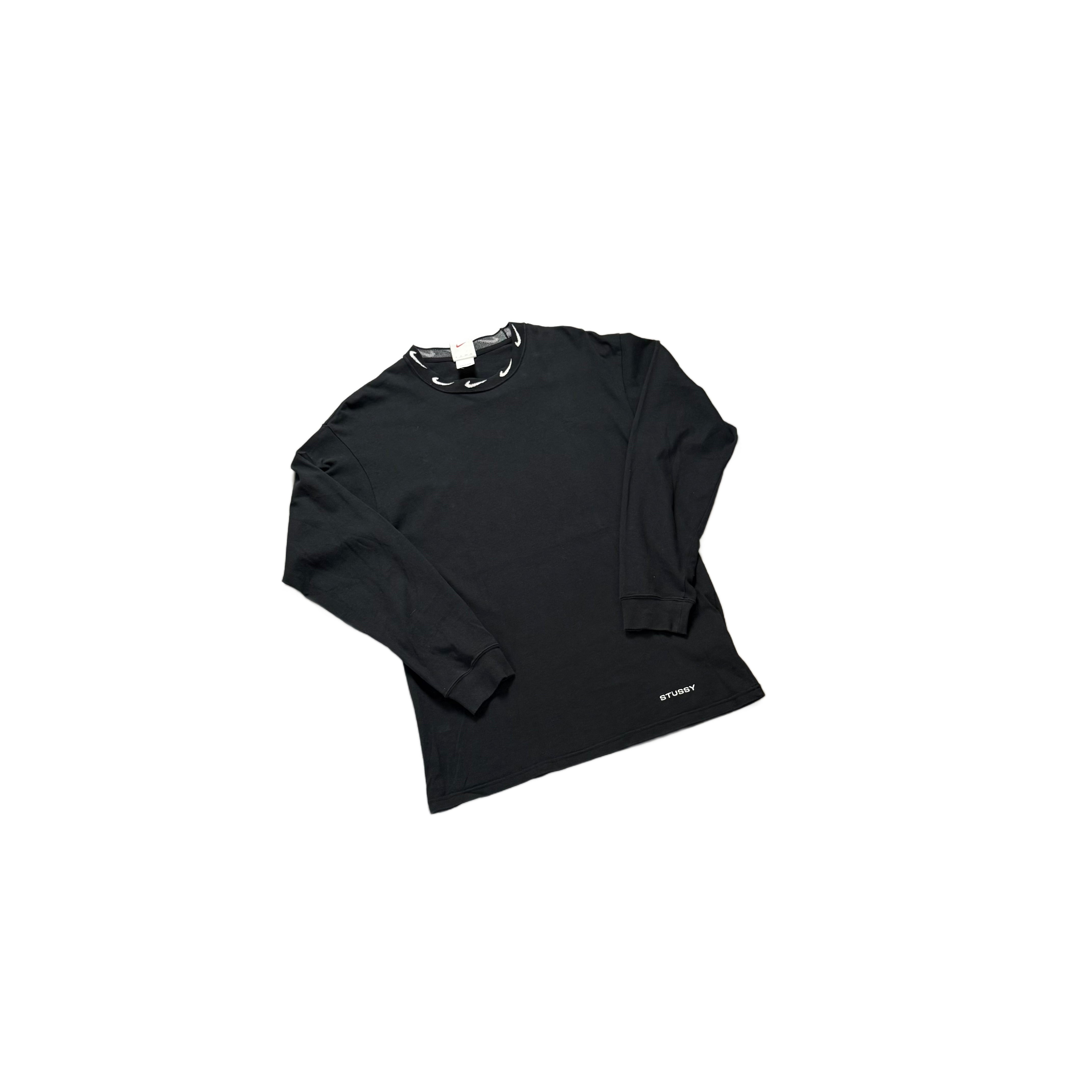 Black Nike x Stussy Long Sleeve Tee - XS