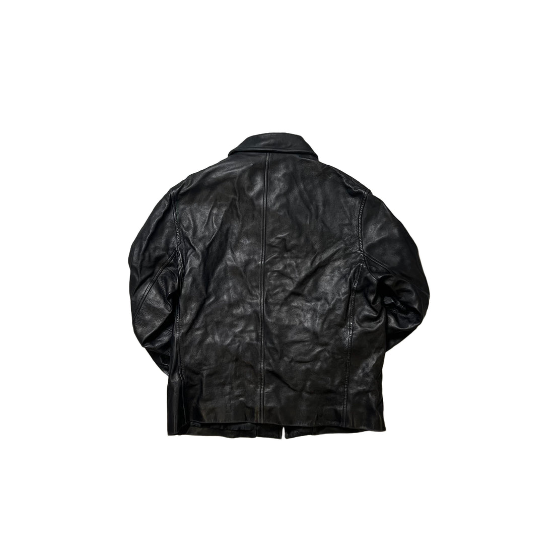 Vintage Black Gucci Leather Jacket - M