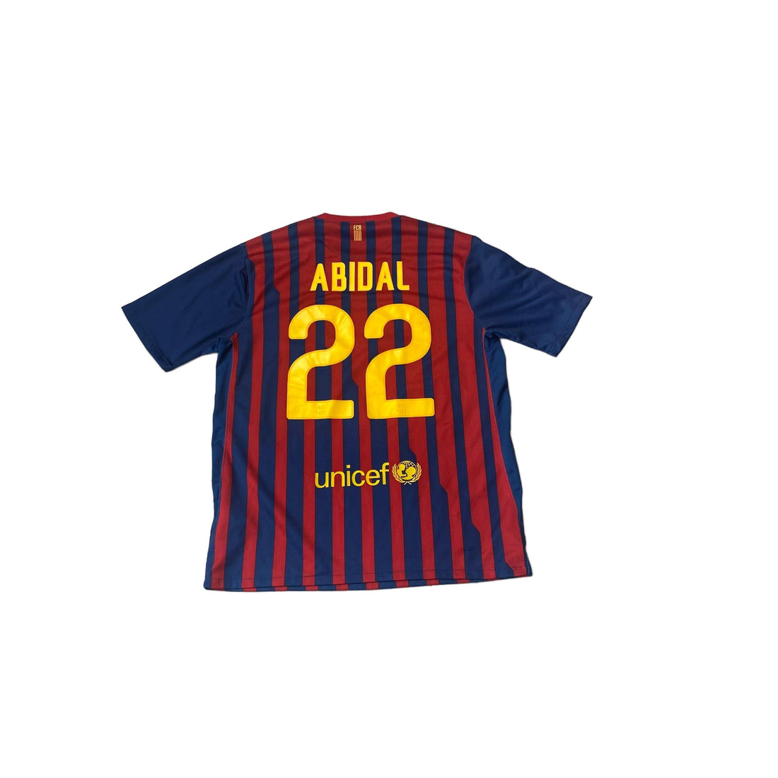 2011 - 12 Barcelona Home ‘Abidal’ Shirt - XL
