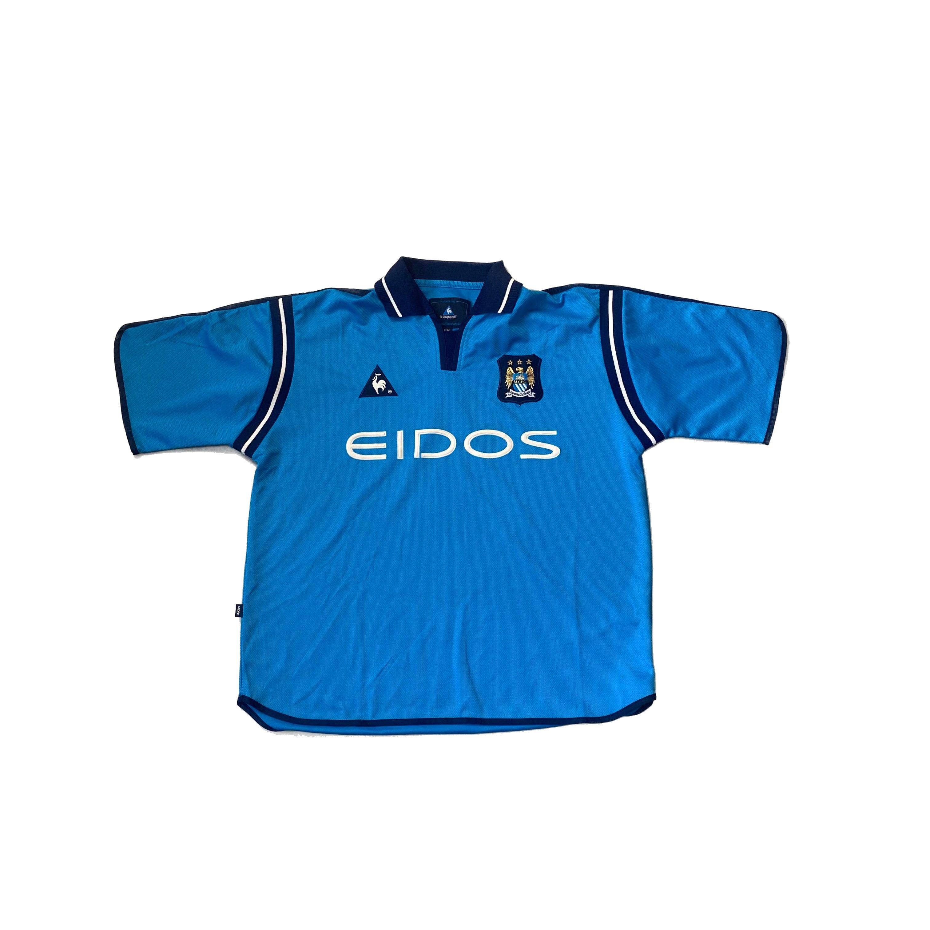2001 - 02 Manchester City Home Shirt - XL