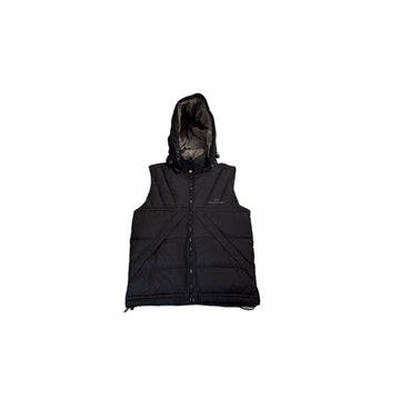 Vintage Black Balenciaga Puffer Gilet - M