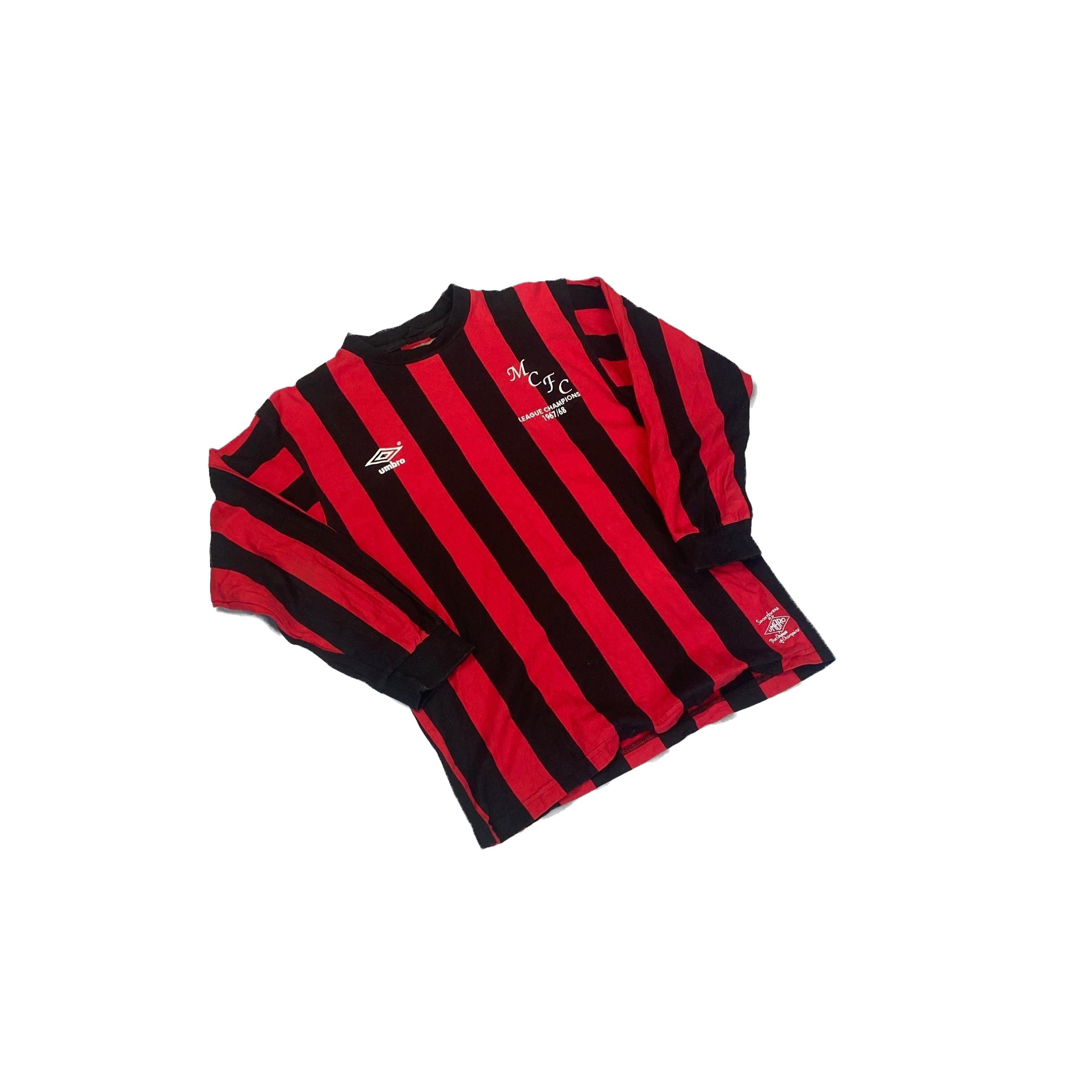 1968 - 74 Manchester City Long Sleeve Shirt - L