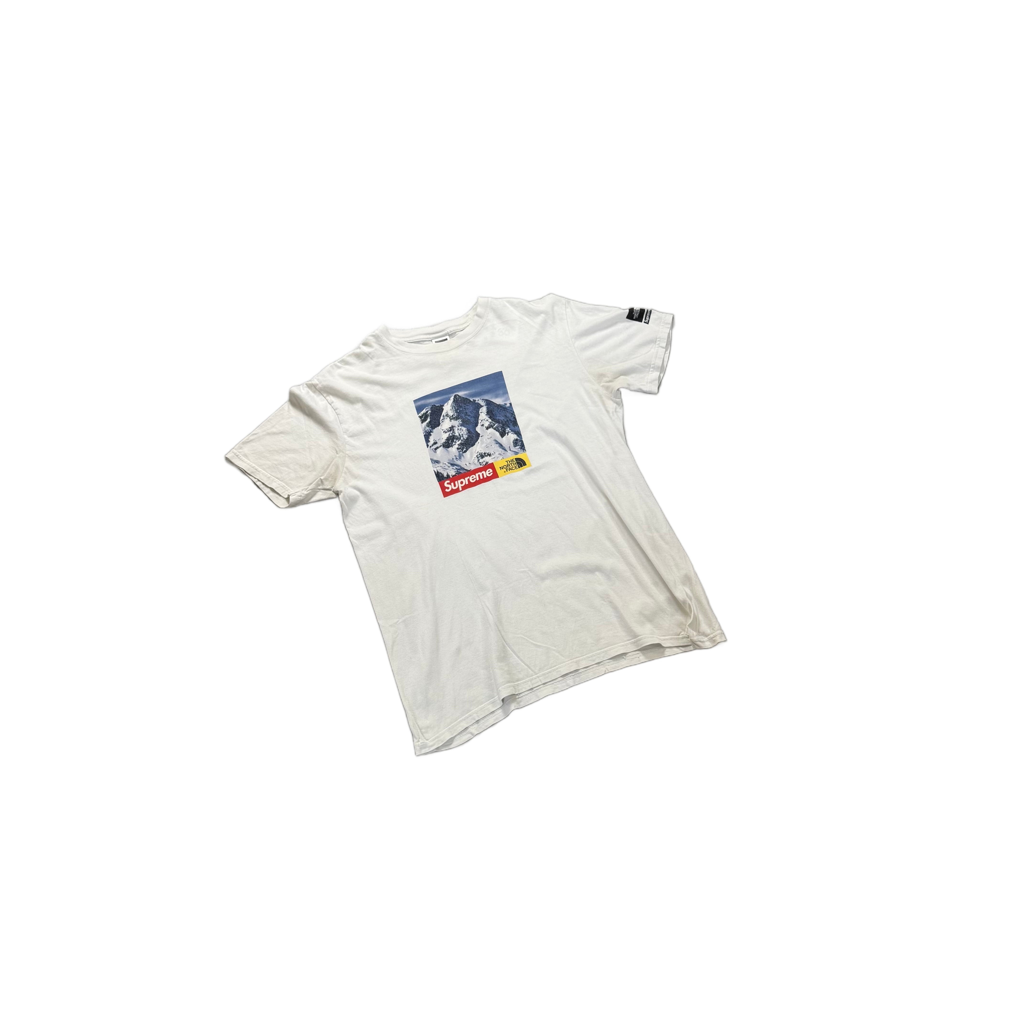 White Supreme x The North Face Tee - M