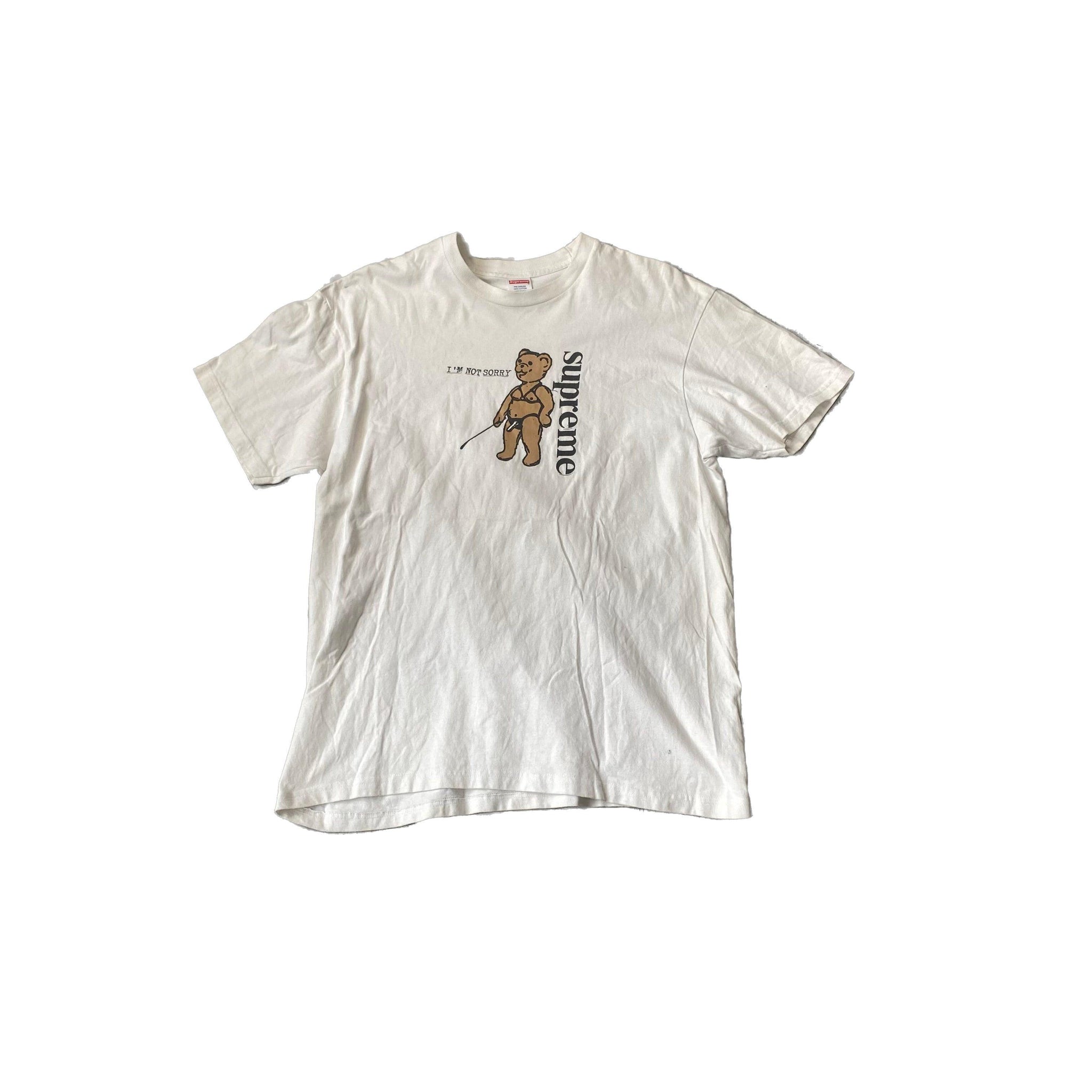 White Supreme Tee - L