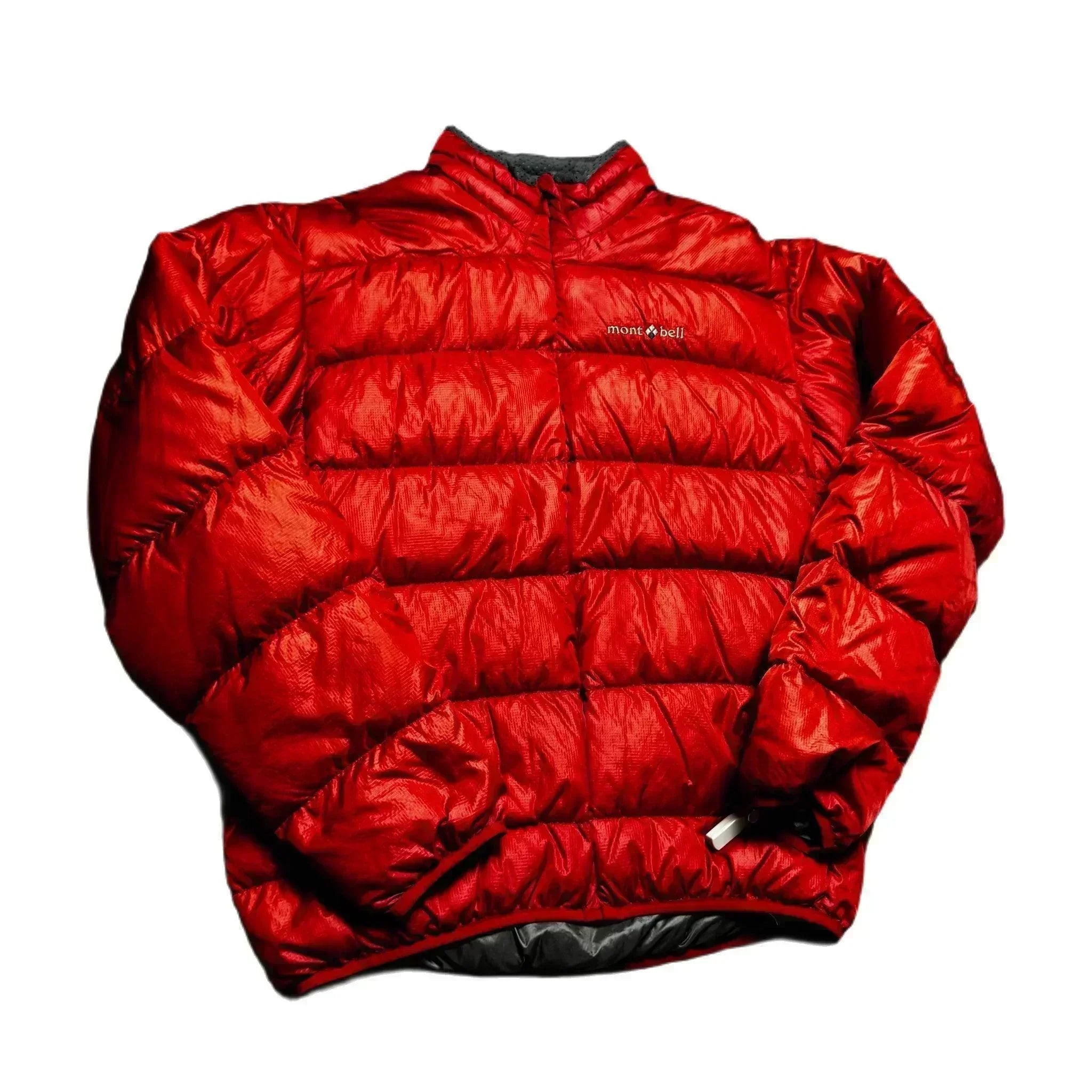 Red Montbell Puffer Coat - S