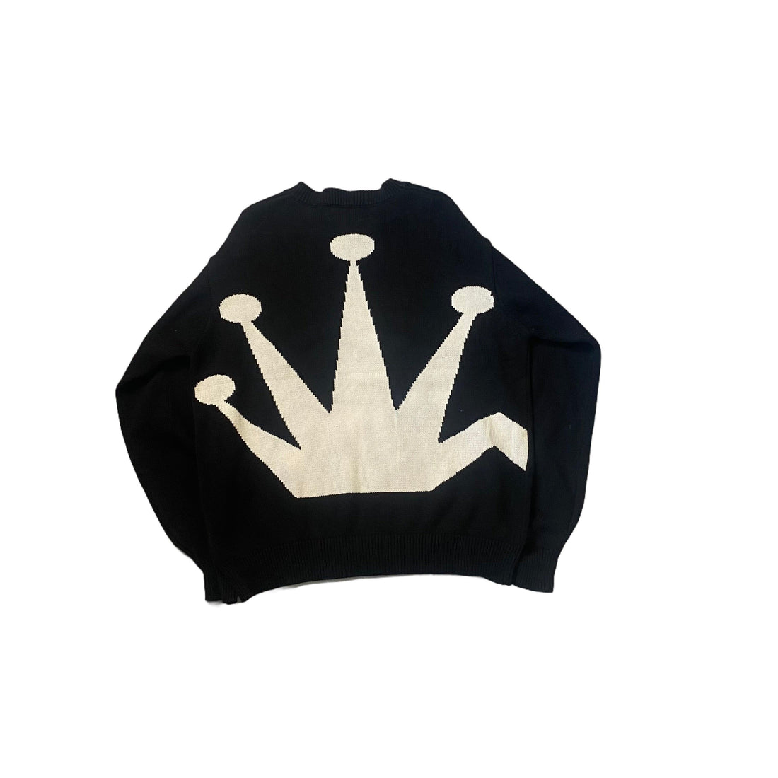 Black Stussy Knitted Sweatshirt - L