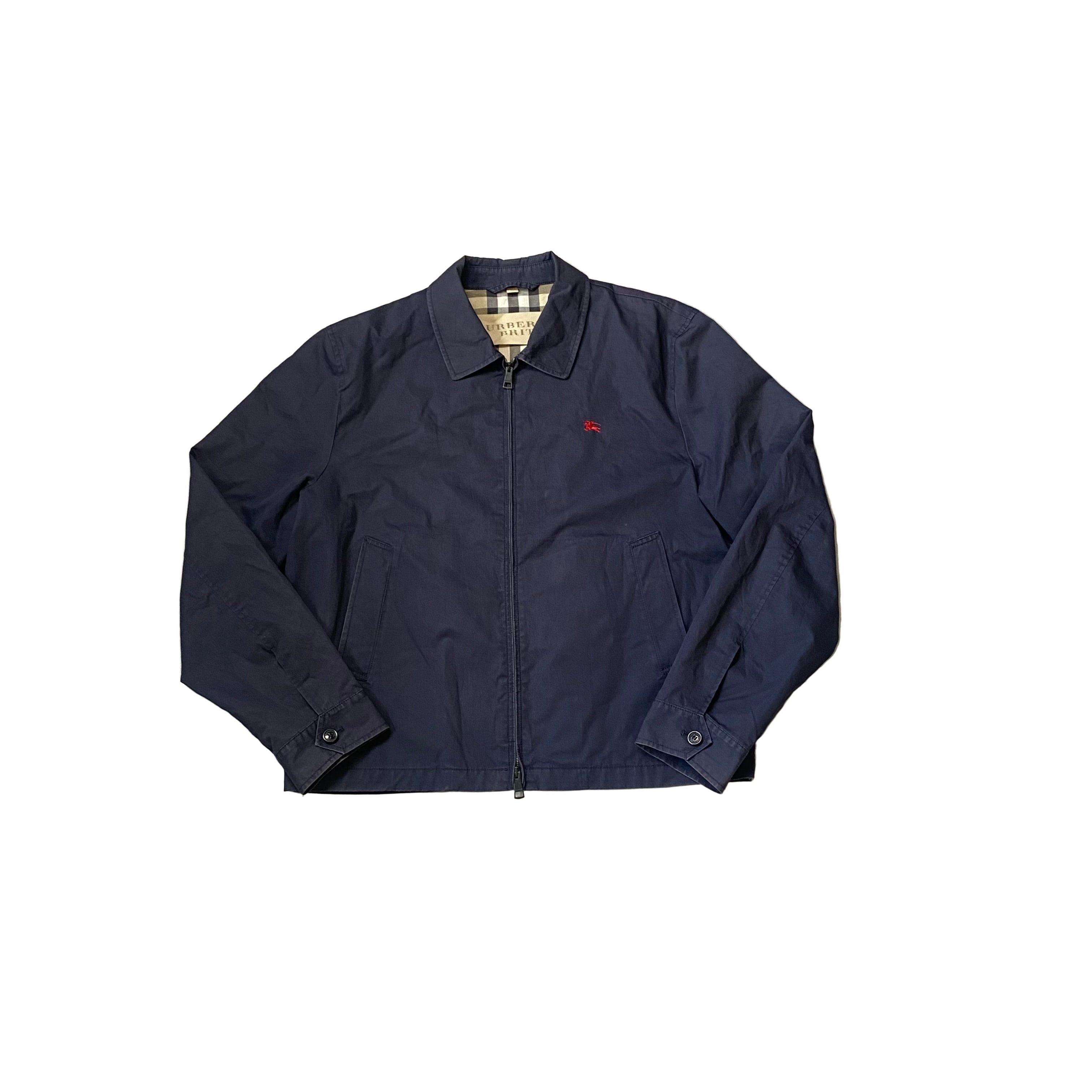 Vintage Navy Blue Burberry Jacket - XL