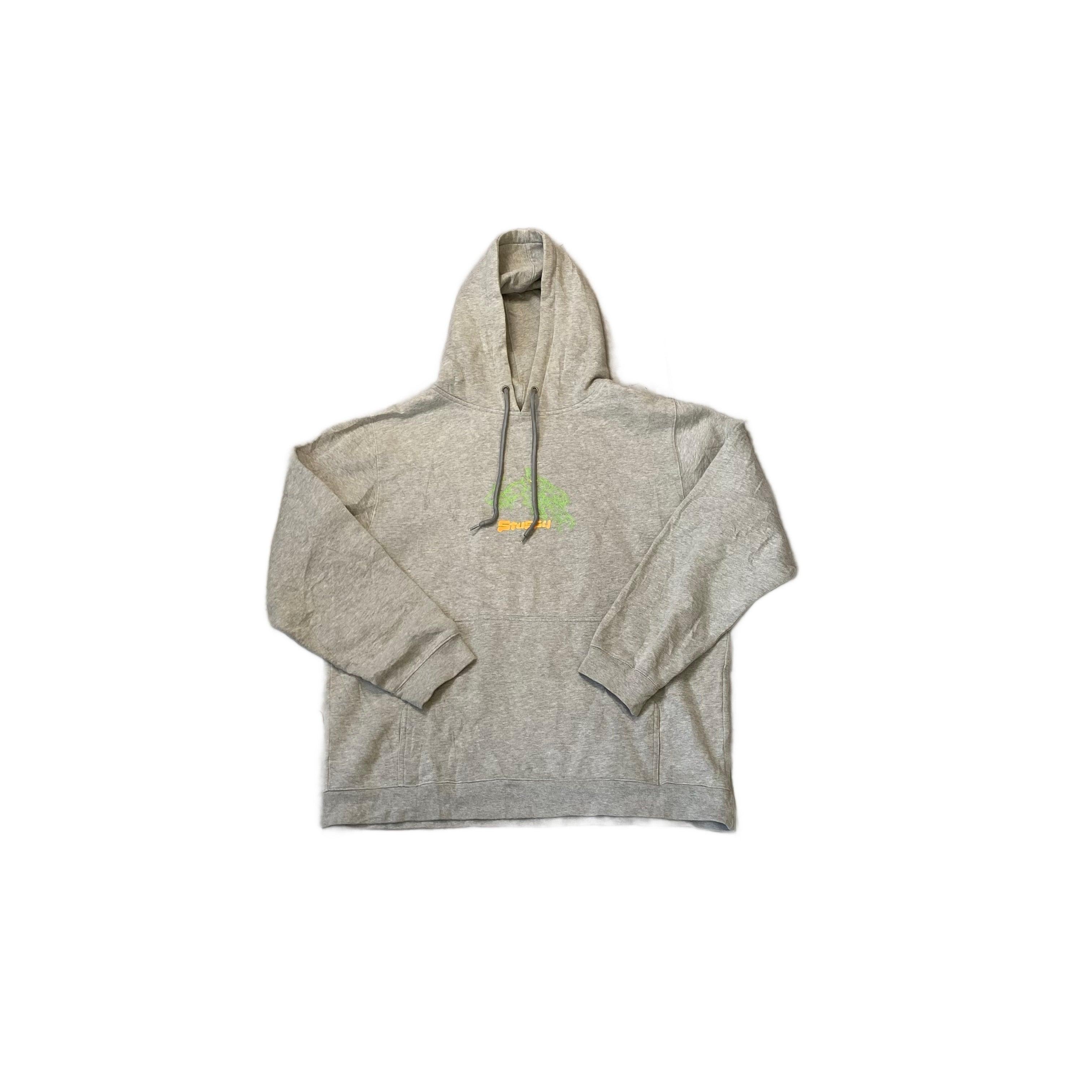 Grey Stussy Hoodie - L