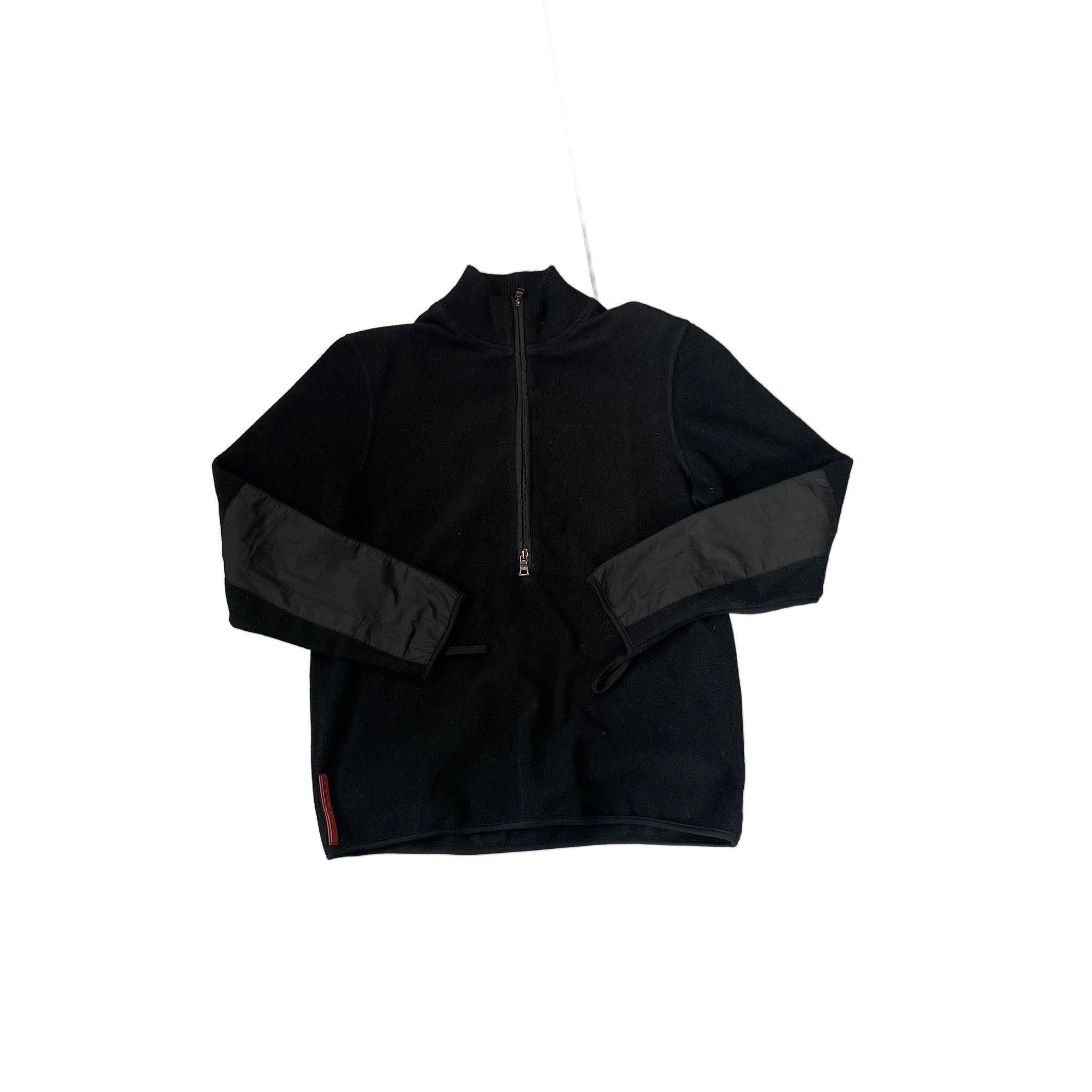Vintage Black 1/2 Zip Prada Fleece - M