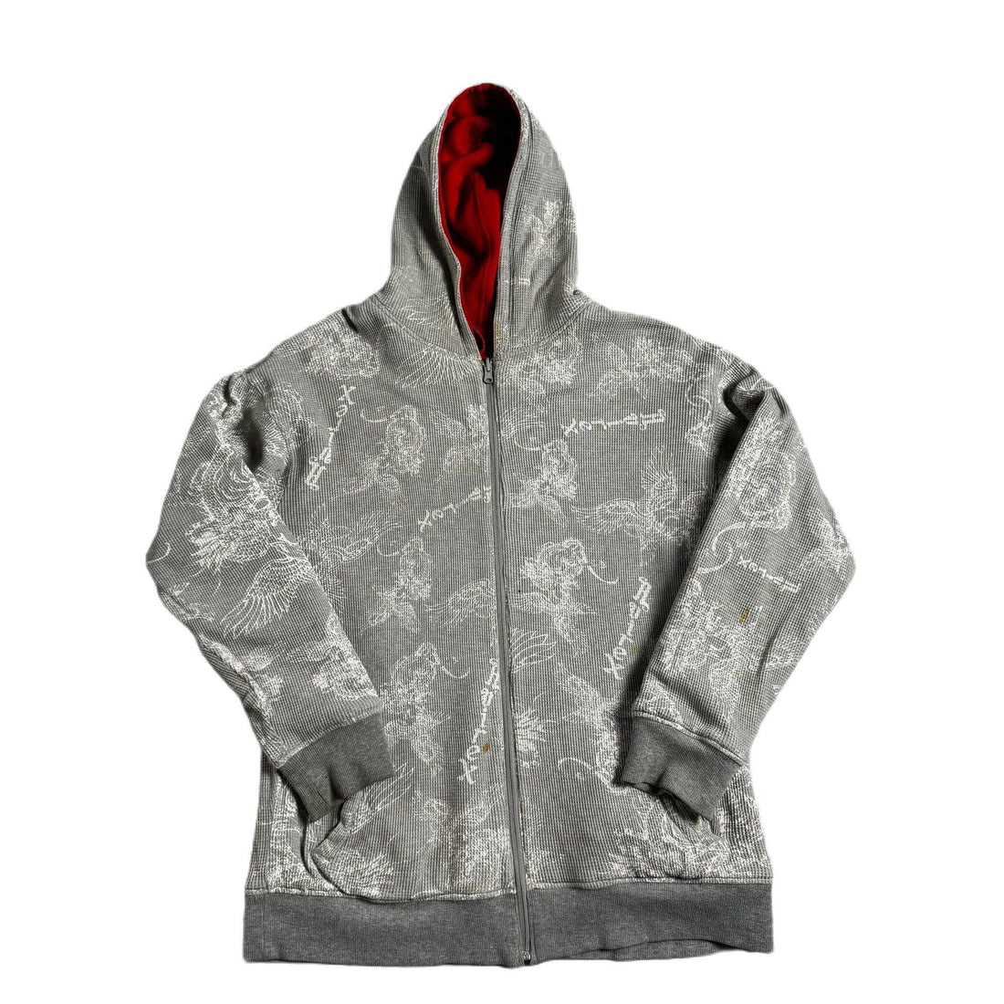 Vintage Avirex Reversible Full Zip Hoodie - XL