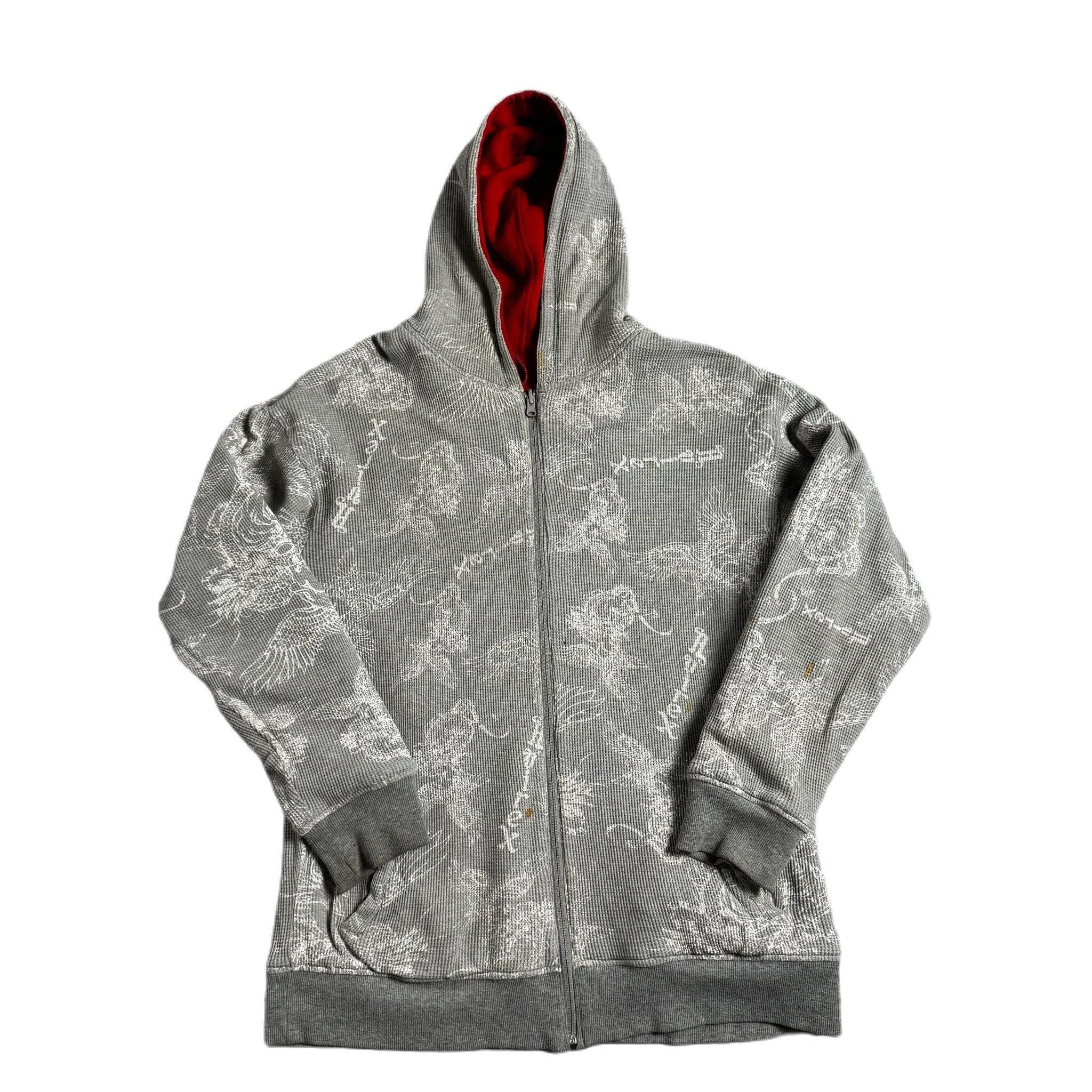 Vintage Avirex Reversible Full Zip Hoodie - XL