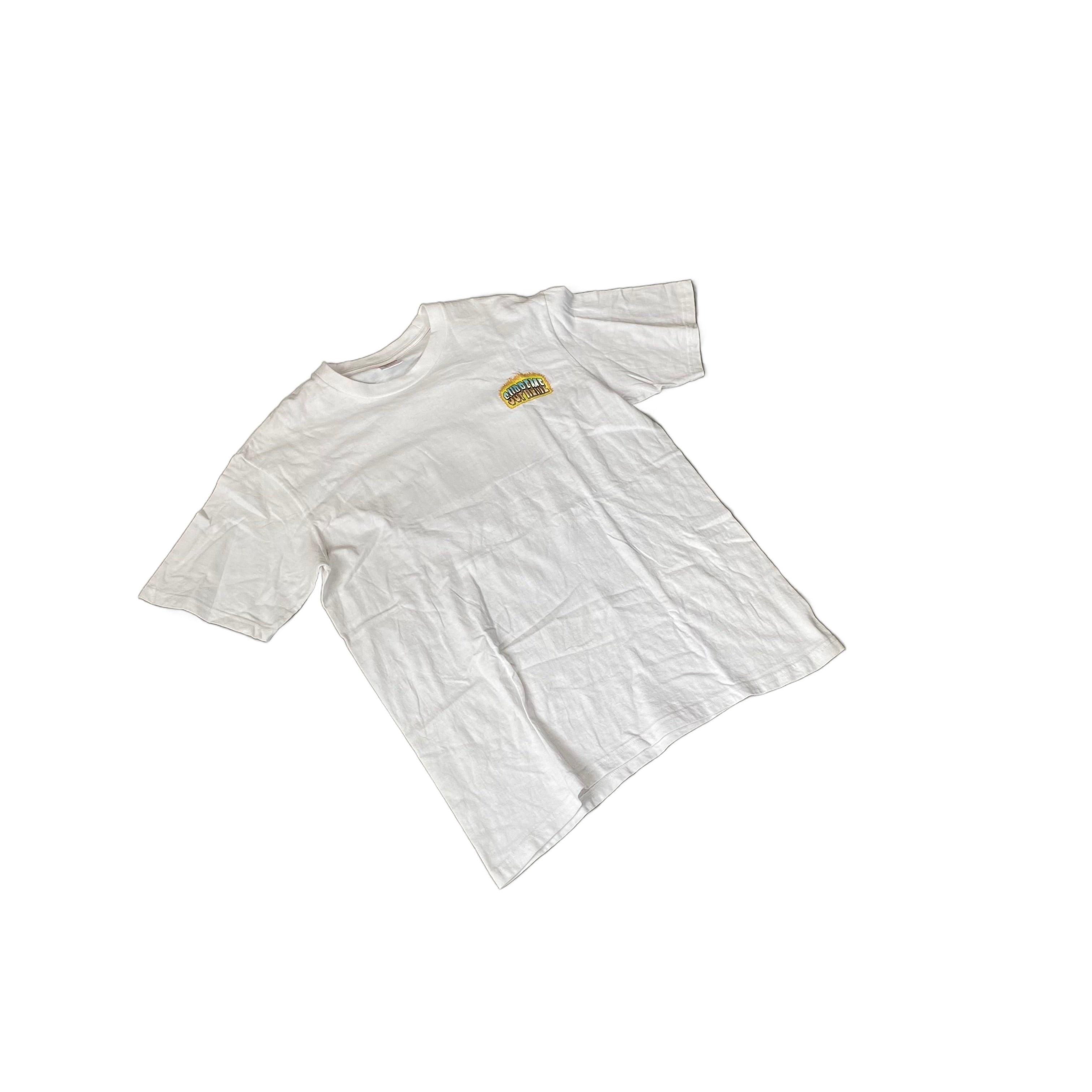 White Supreme Tee - L