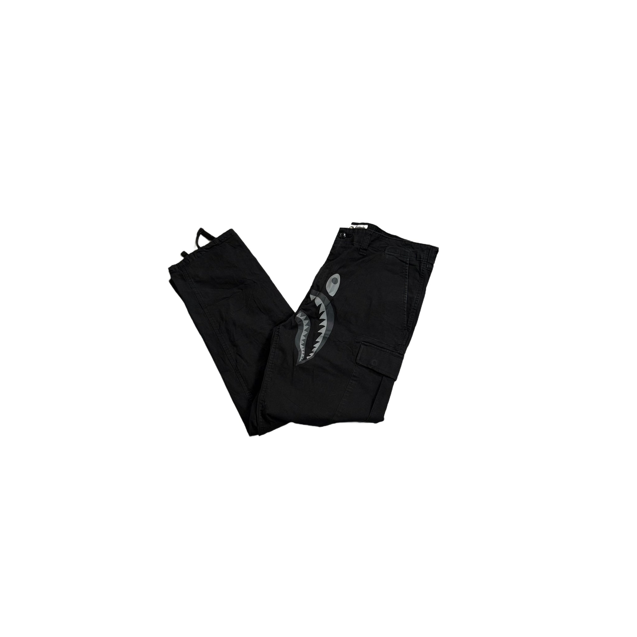 Black A Bathing Ape (BAPE) Cargos - L
