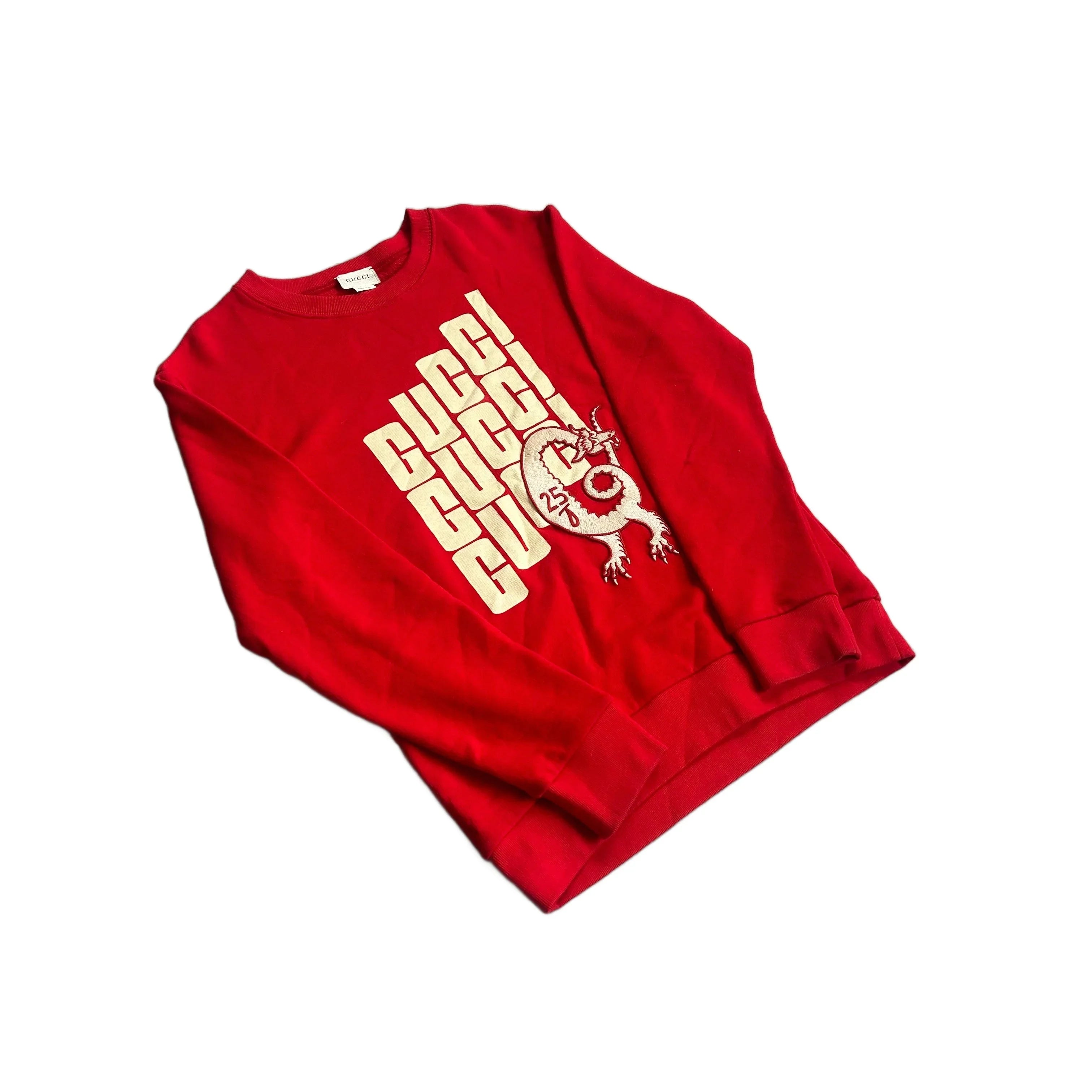 Red Gucci Sweatshirt - S