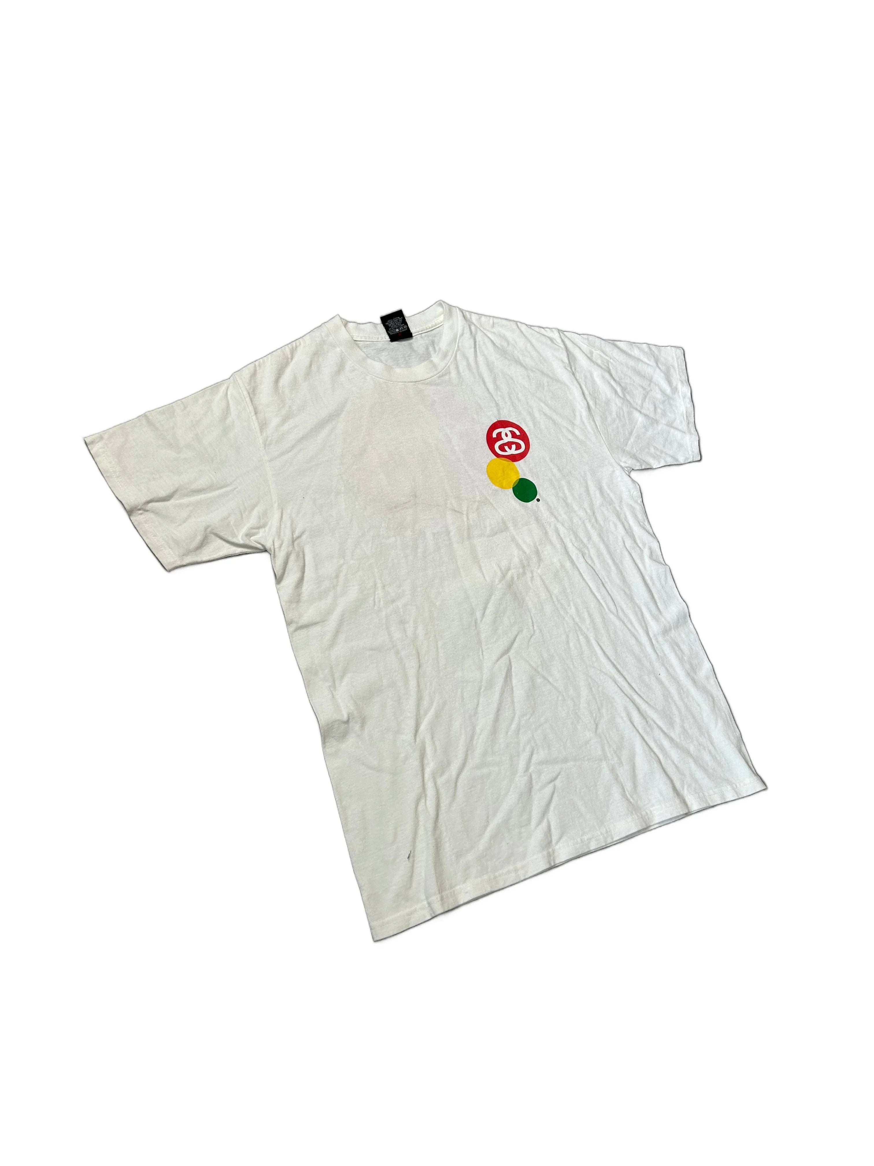 White Stussy Tee - M