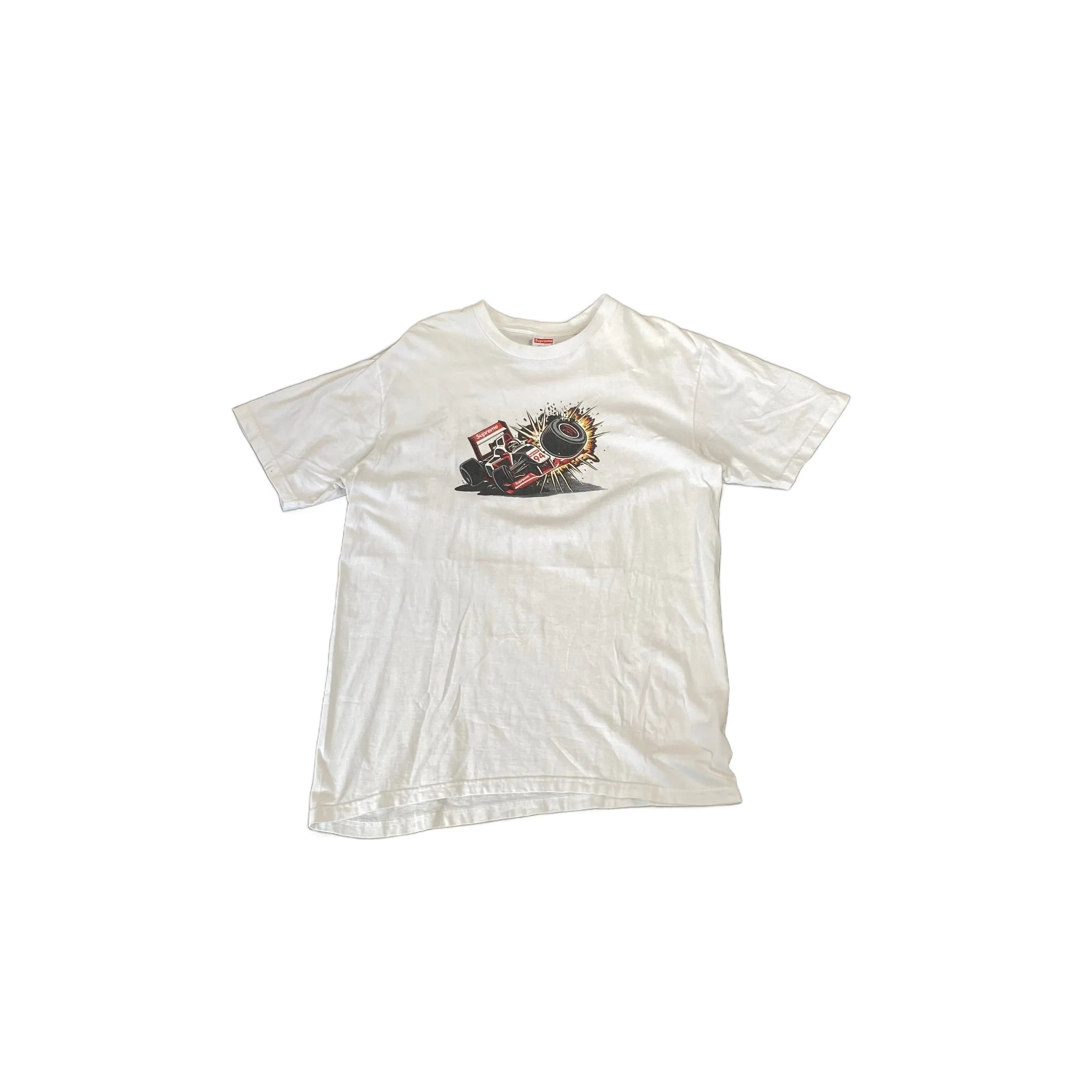 White Supreme Tee - M