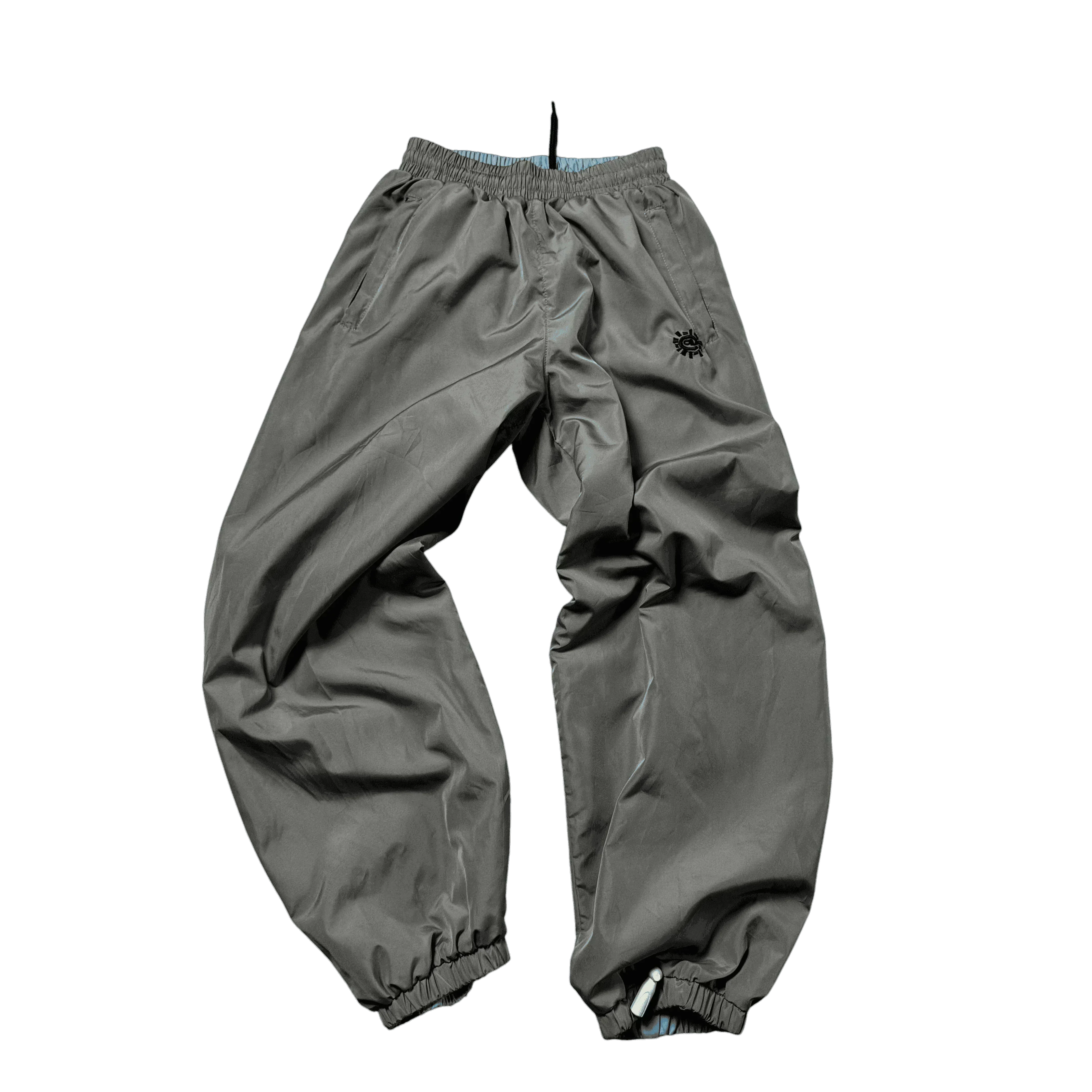 Grey/ Blue Always Do What You Should Do (ADWYSD) Reversible Joggers - S
