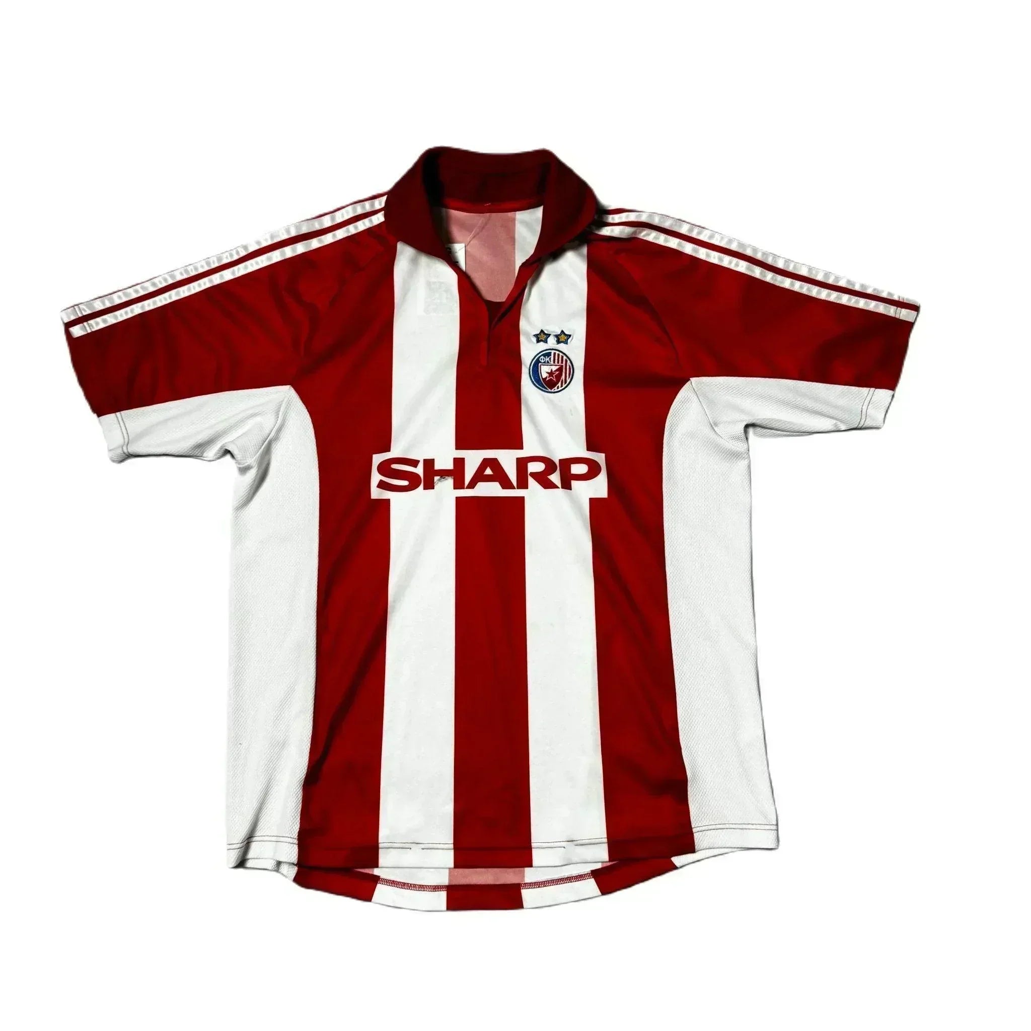 Vintage Red Star Belgrade Home Shirt - XL