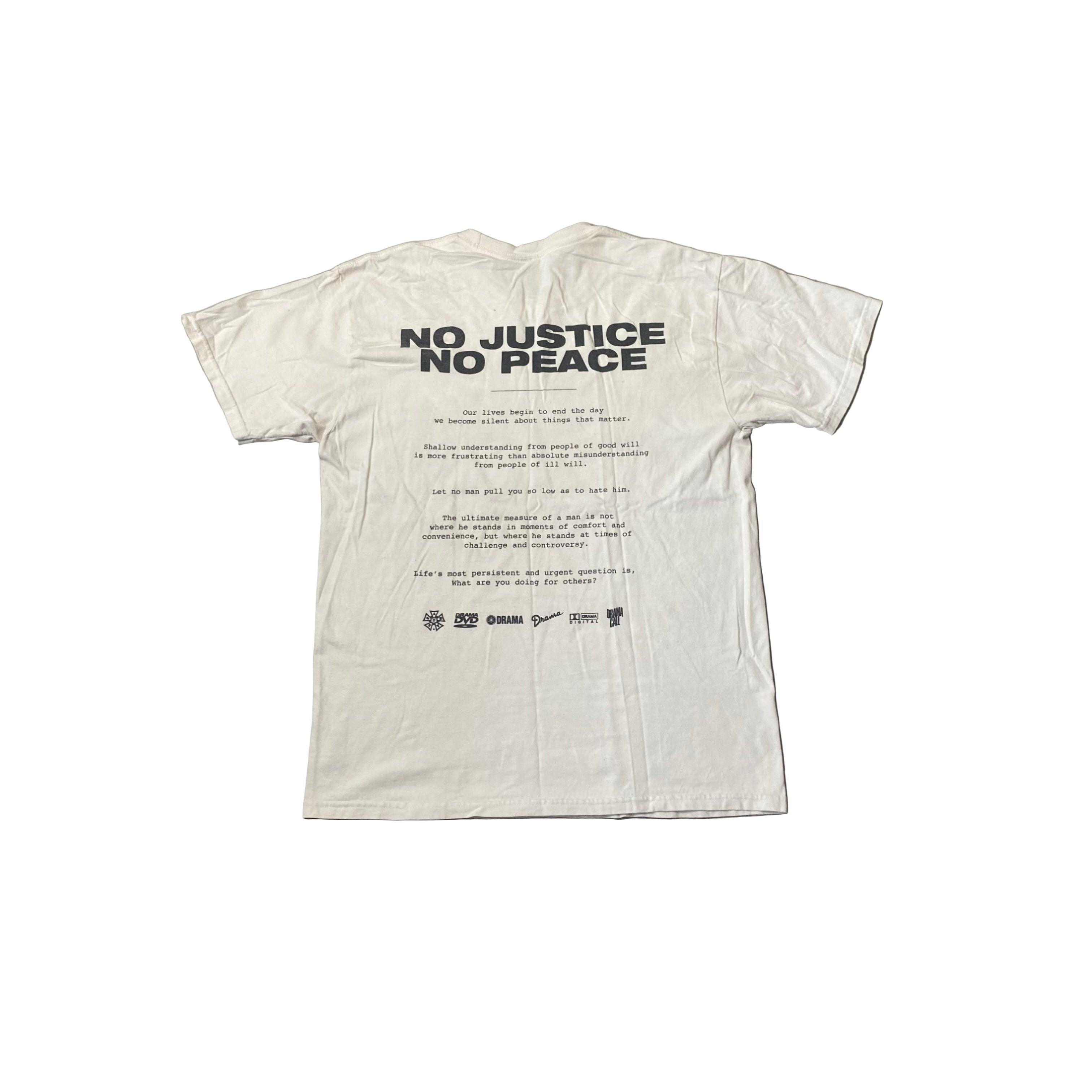White Drama Call Tee - L