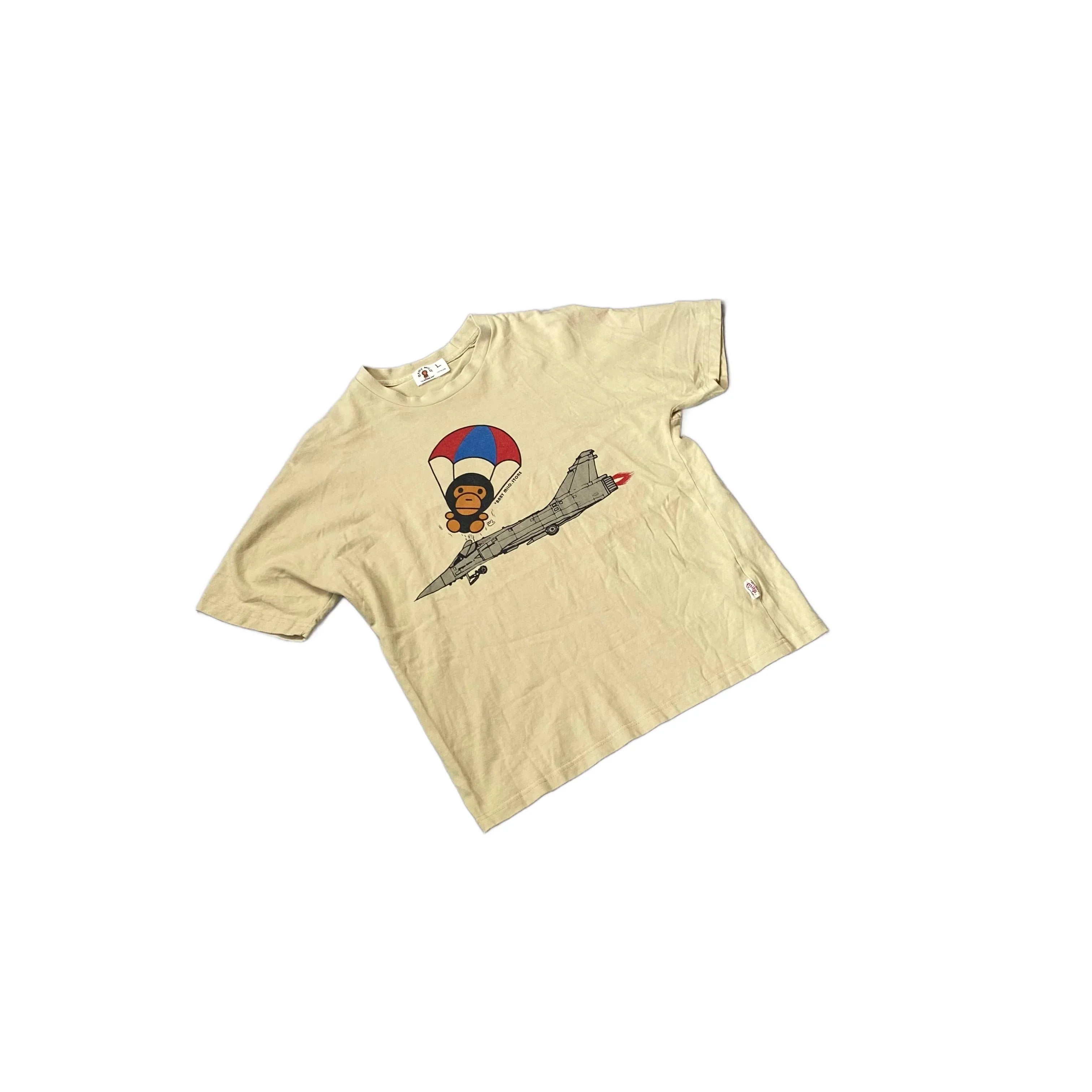 Beige A Bathing Ape (BAPE) Tee - L (Recommended Size - S)