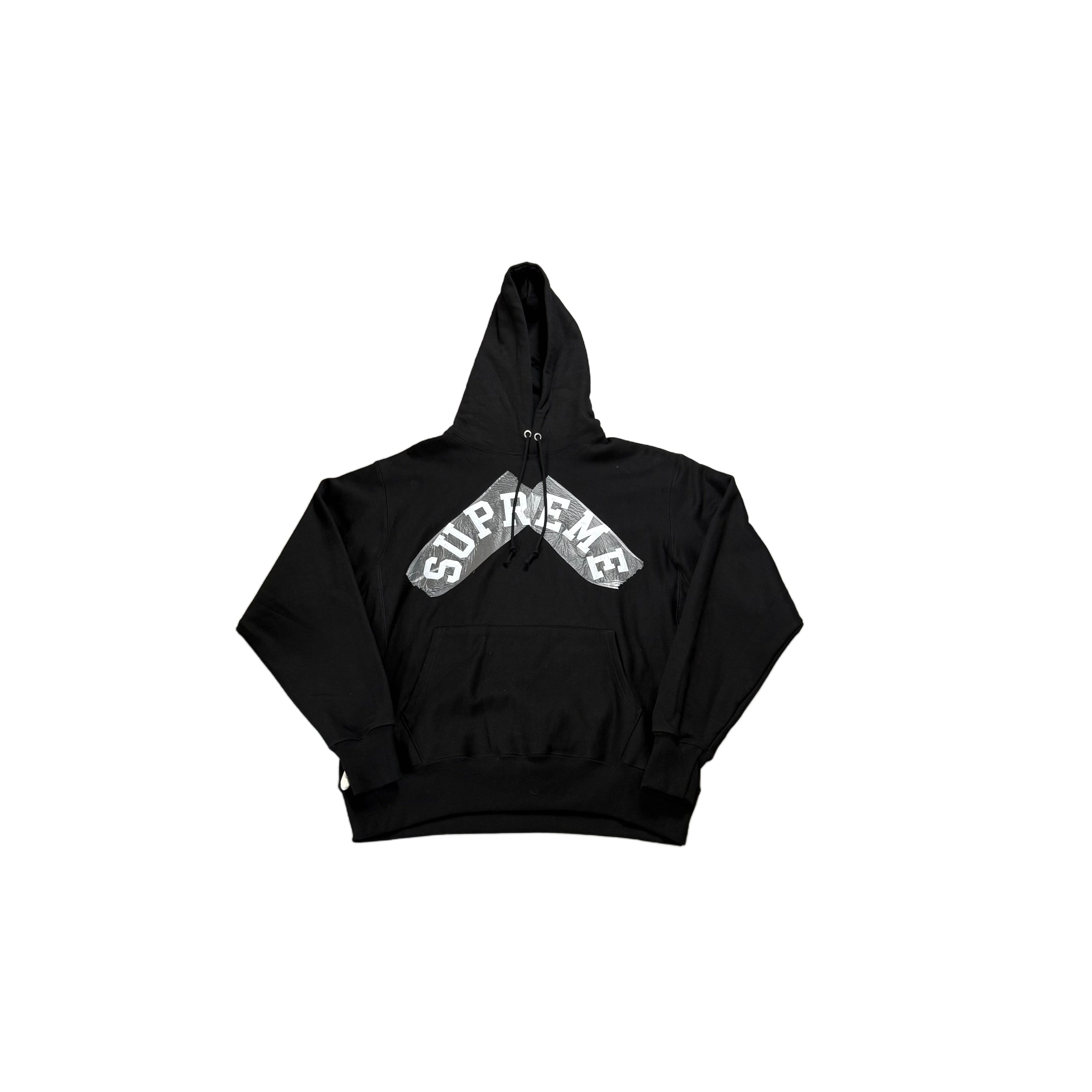 BNWT Black Supreme x Champion Hoodie - L