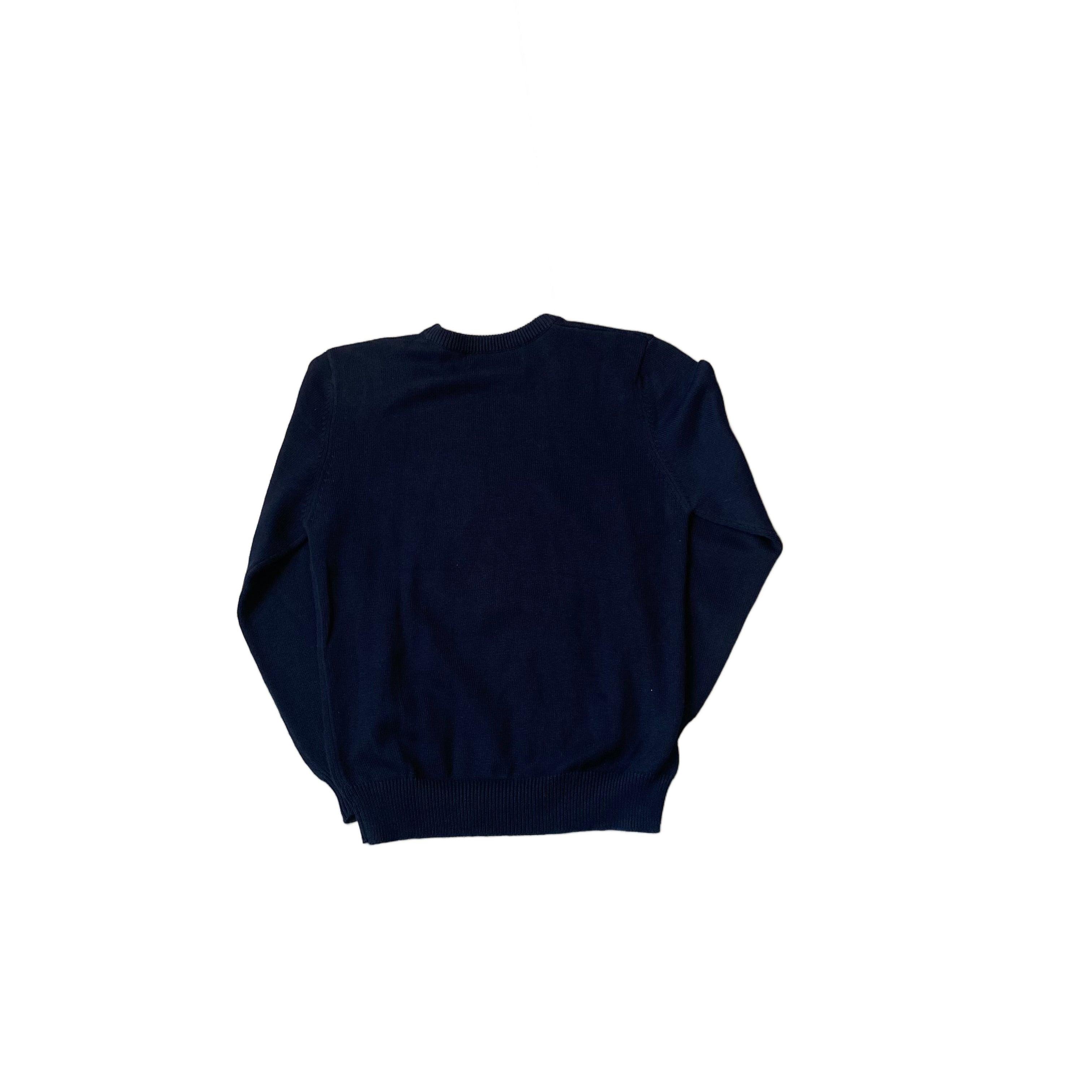 Vintage Navy Blue Burberry Sweatshirt - M