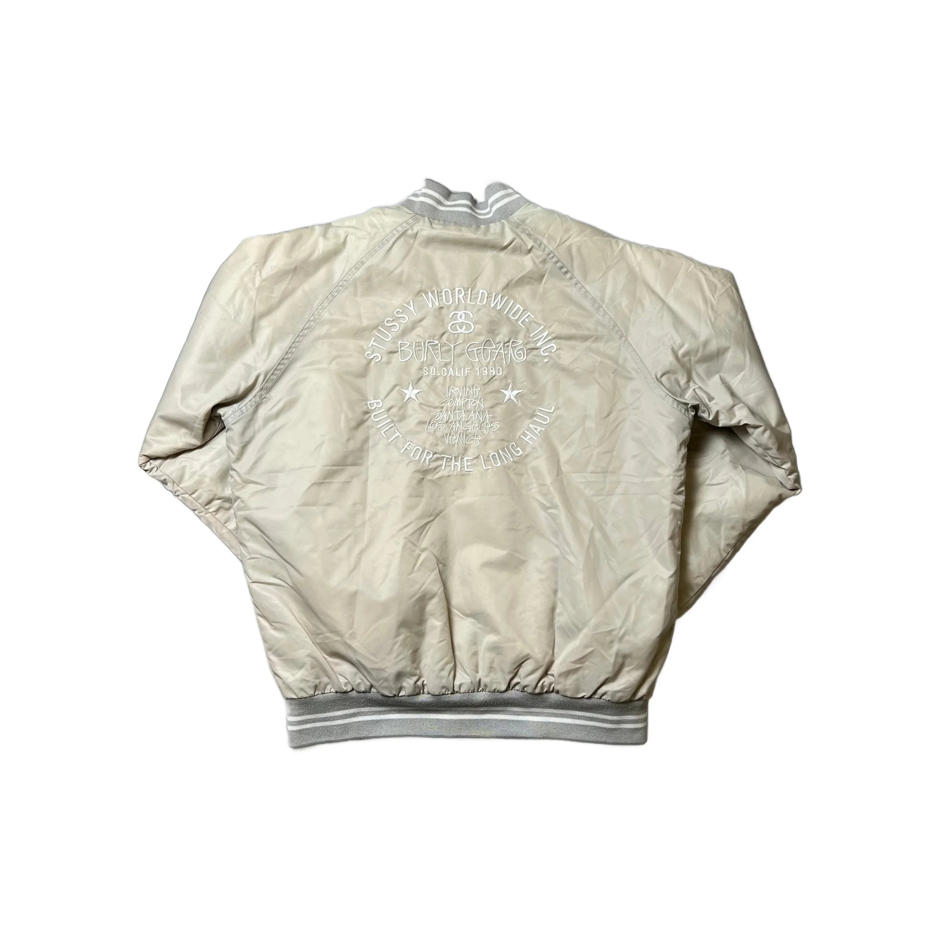 White Stussy Jacket - M