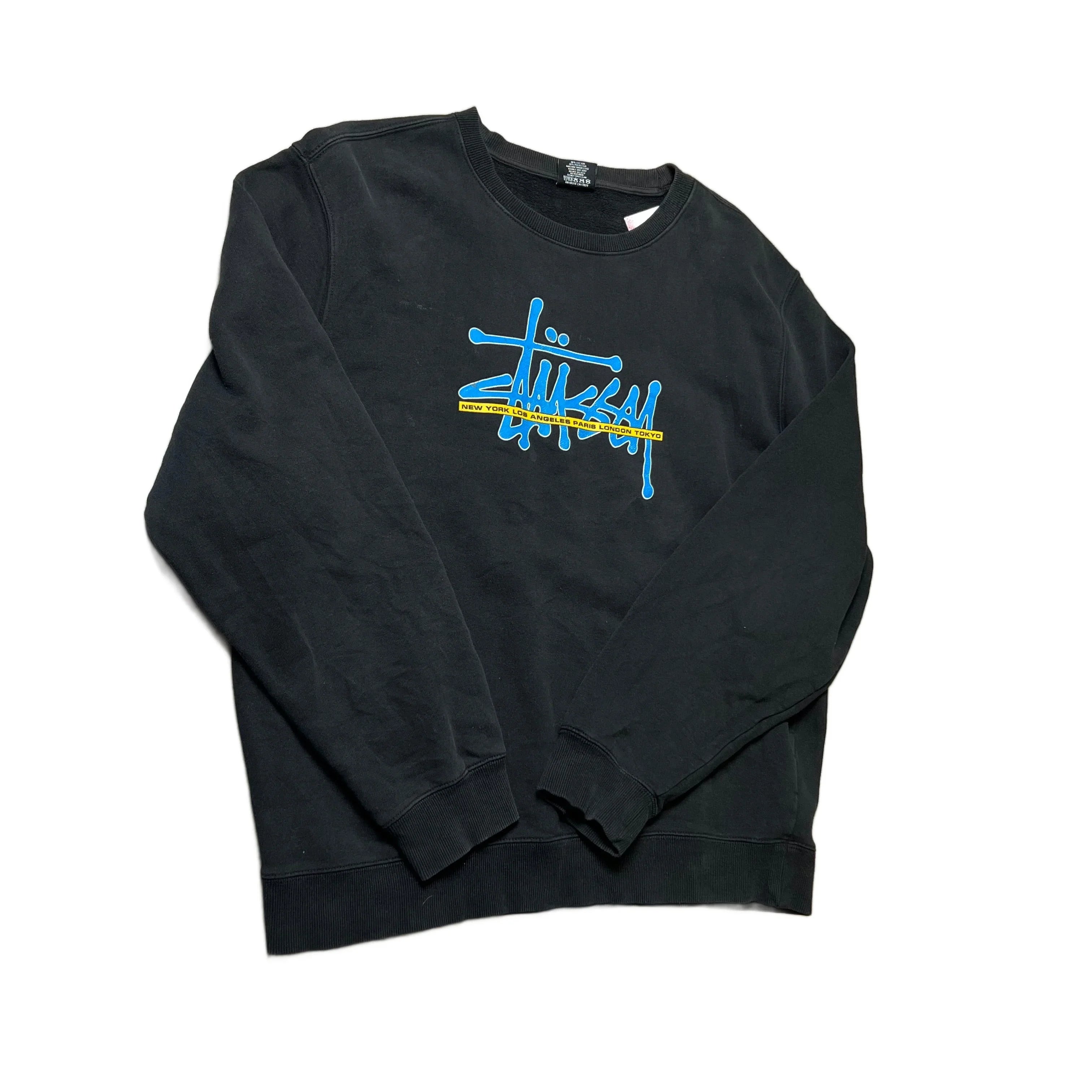 Black Stussy Sweatshirt - L