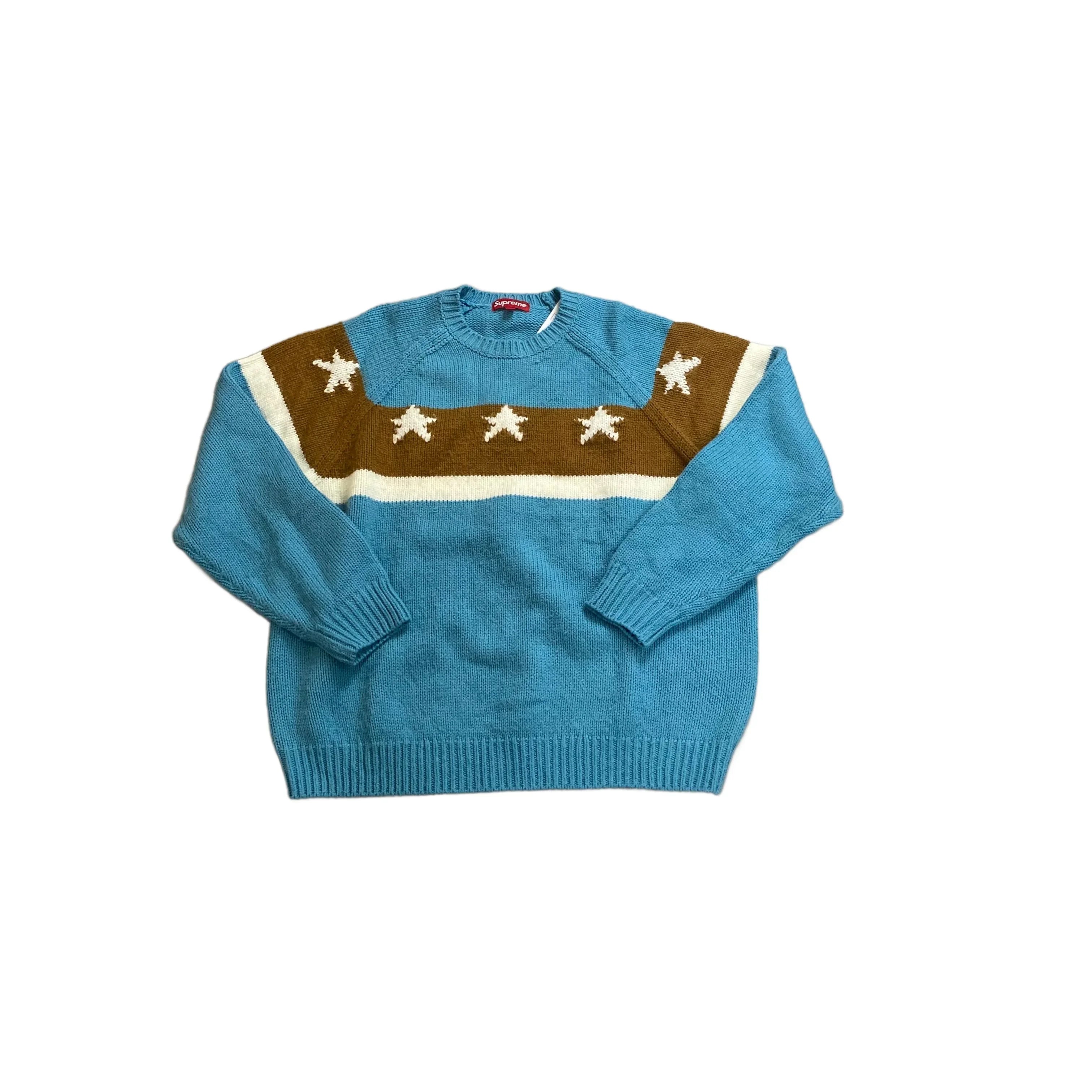 Blue Supreme Knitted Sweatshirt - XL