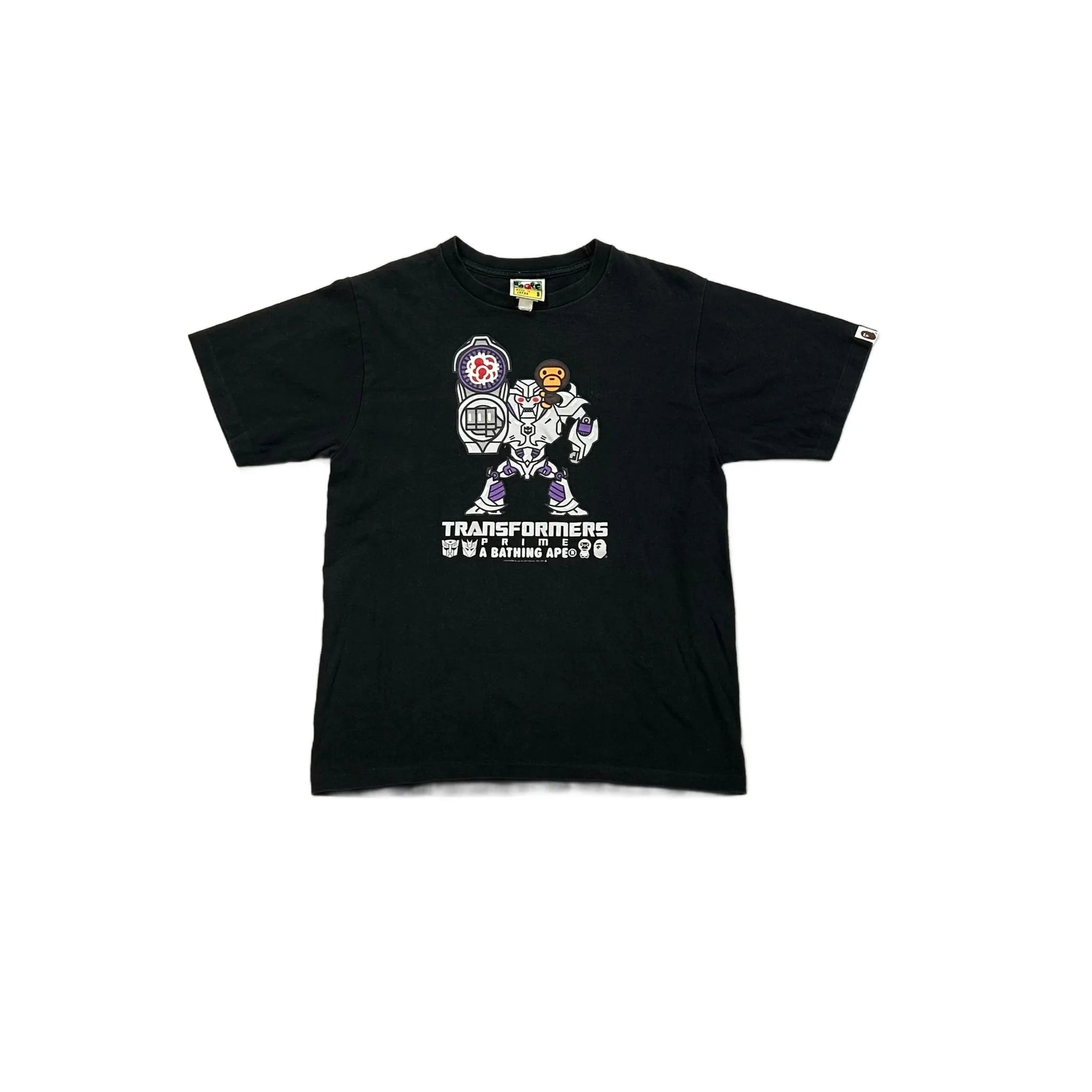 Black A Bathing Ape (BAPE) x Transformers Tee - S