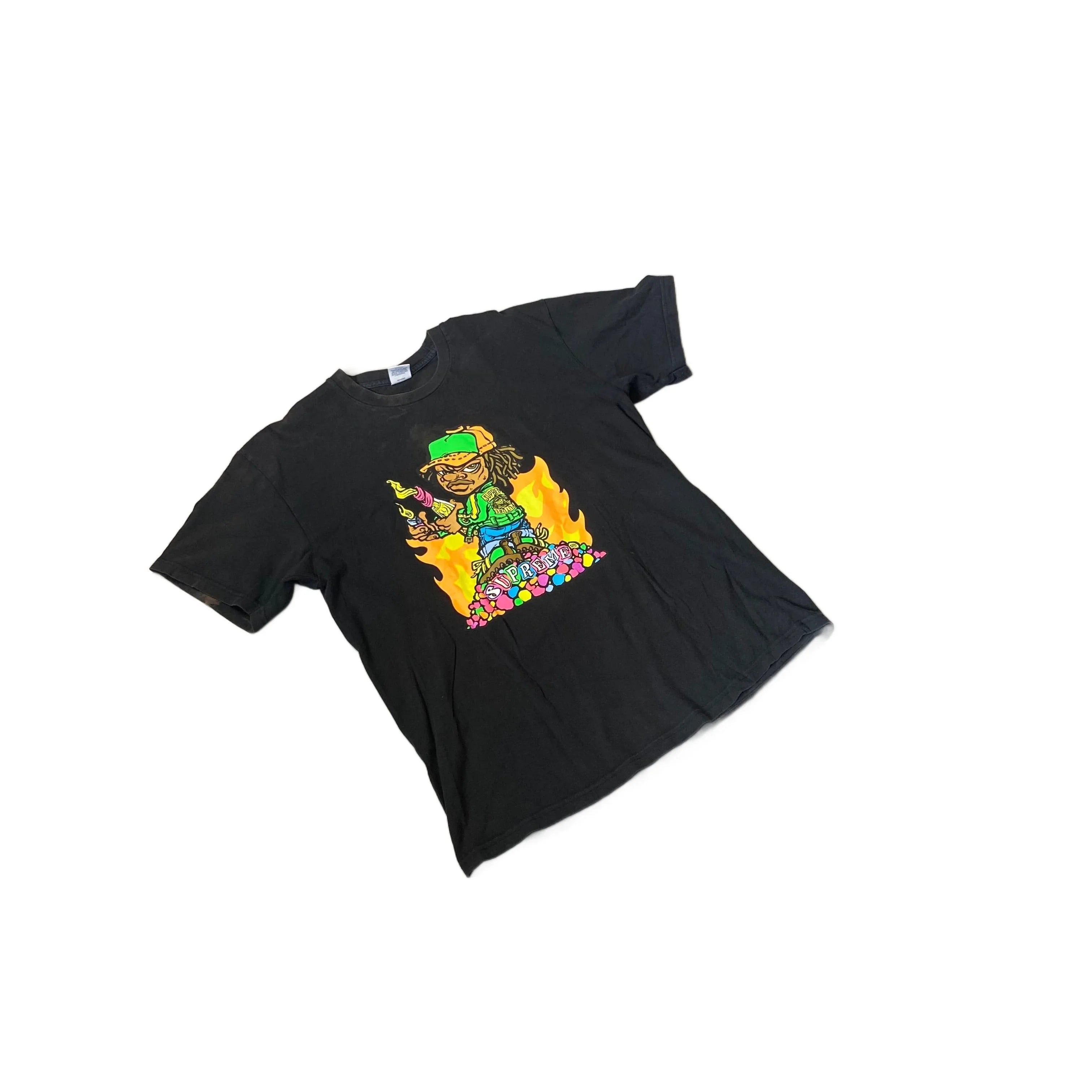 Black Supreme Tee - L