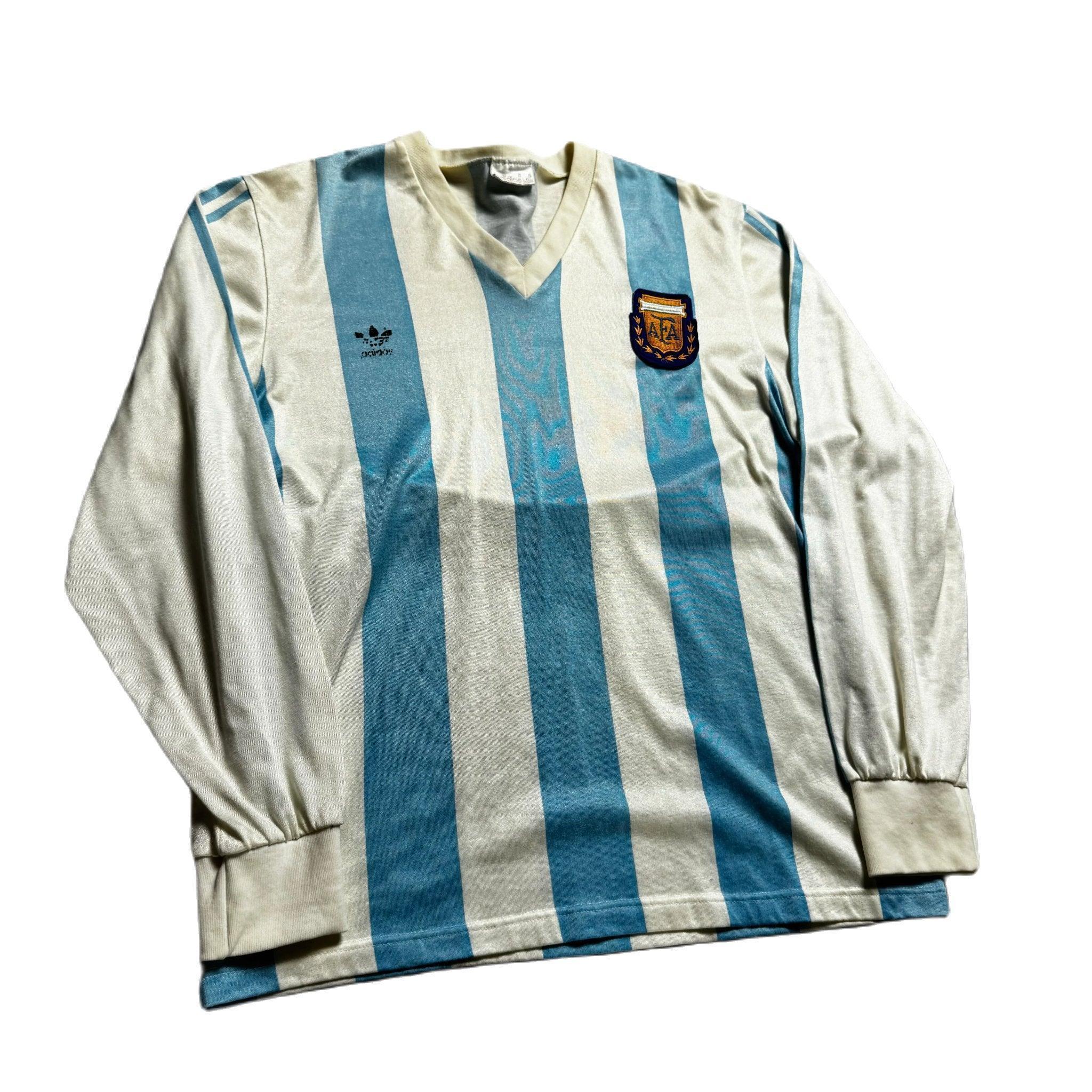 Vintage 90s Argentina Long Sleeve Home Shirt - M