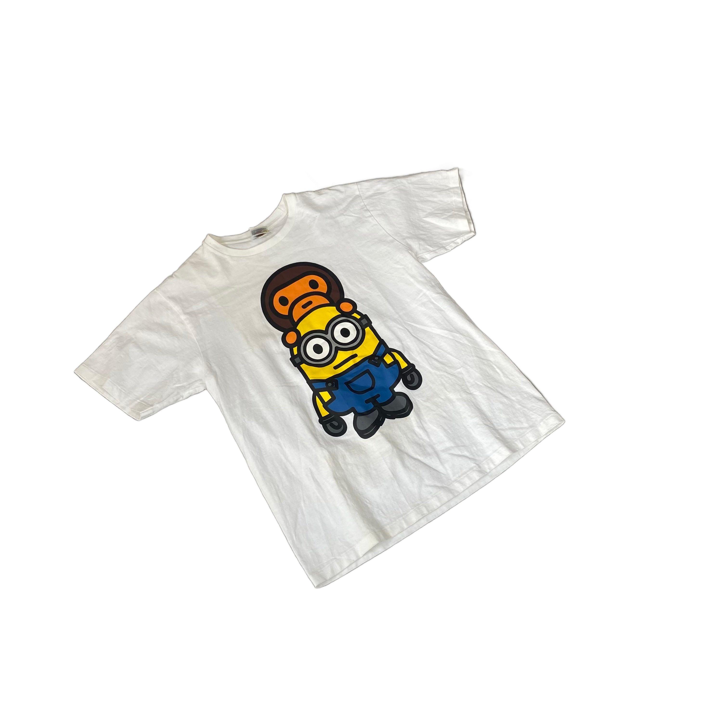 White A Bathing Ape (BAPE) x Minions Tee - L