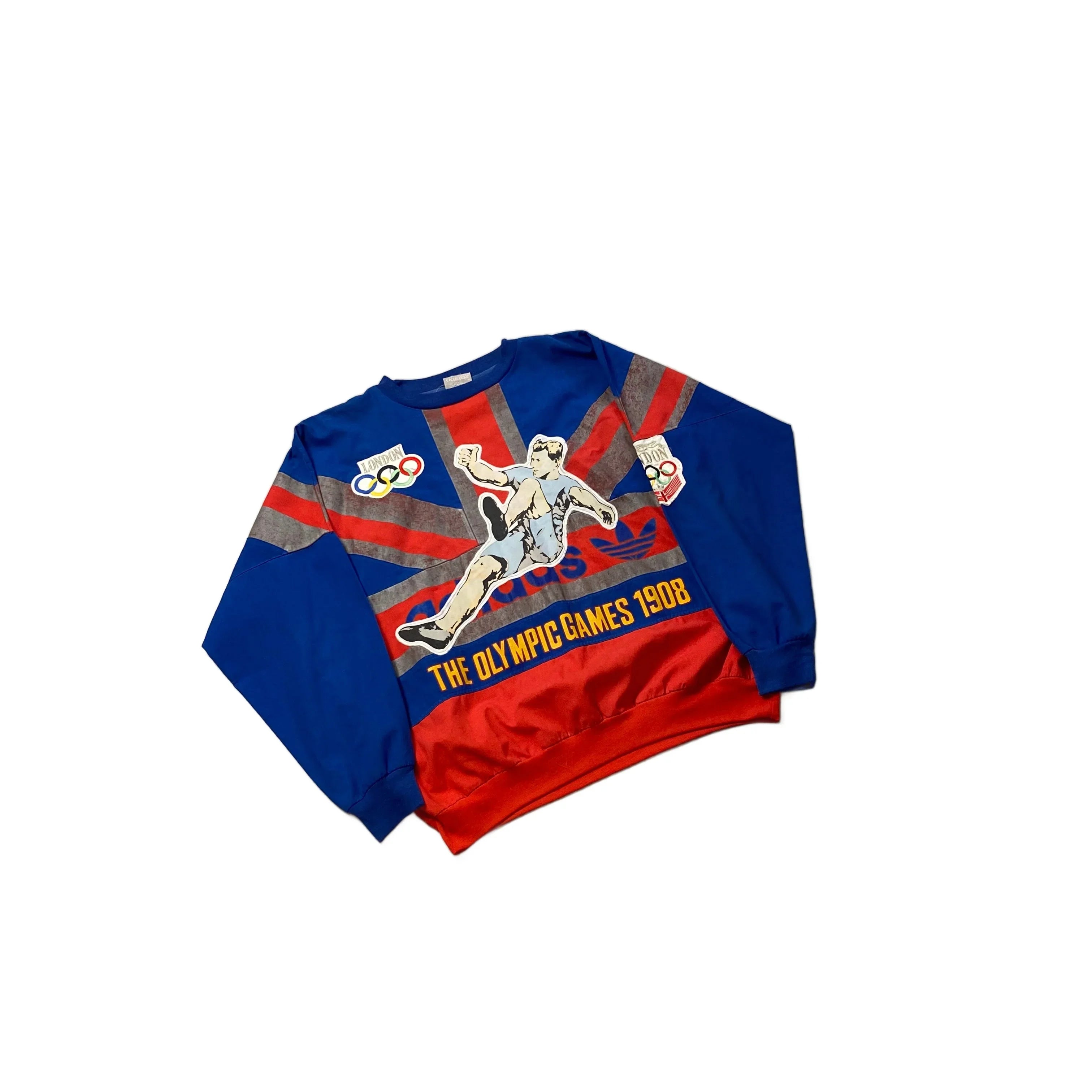 Vintage 90s Adidas London Olympics Sweatshirt - L