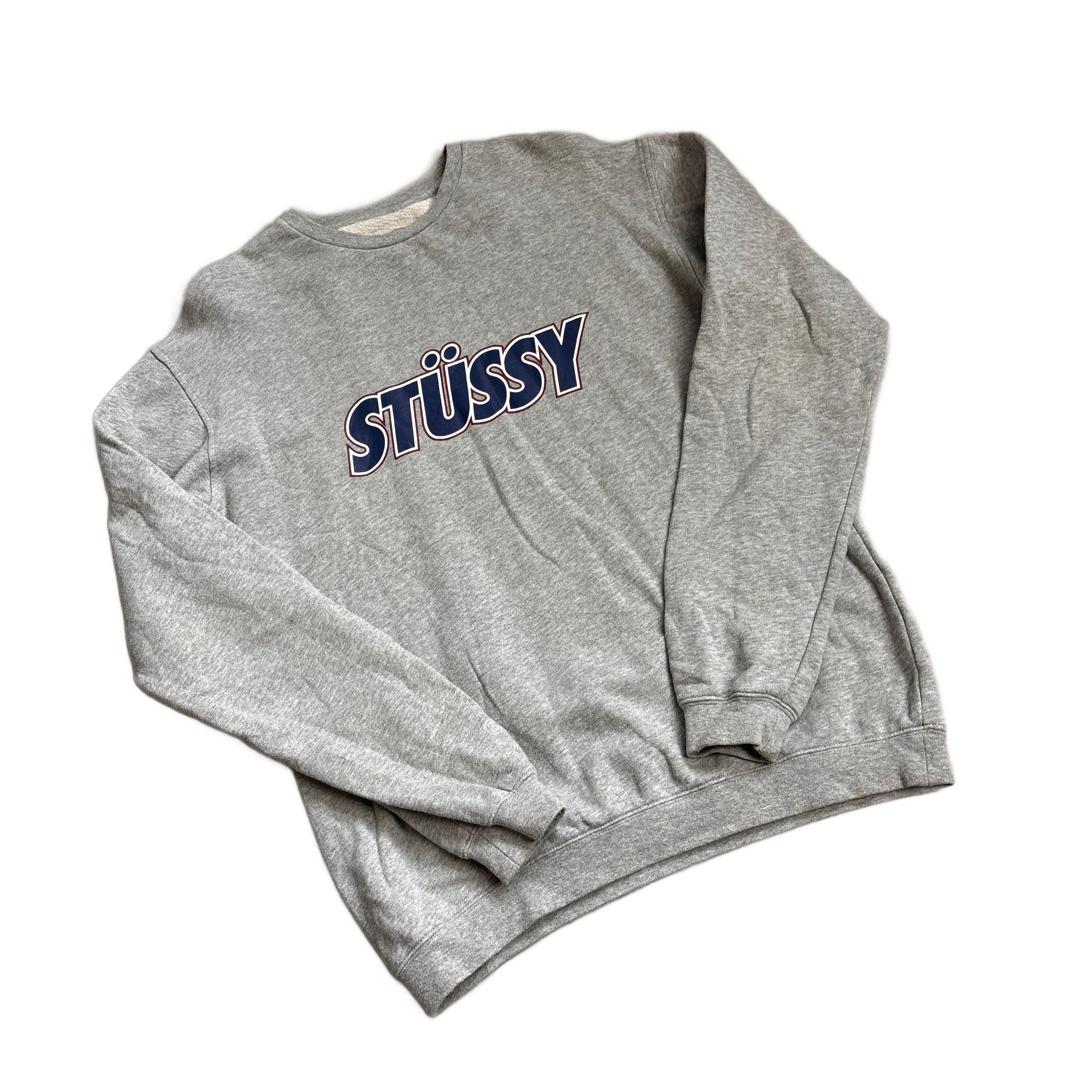Grey Stussy Sweatshirt - S