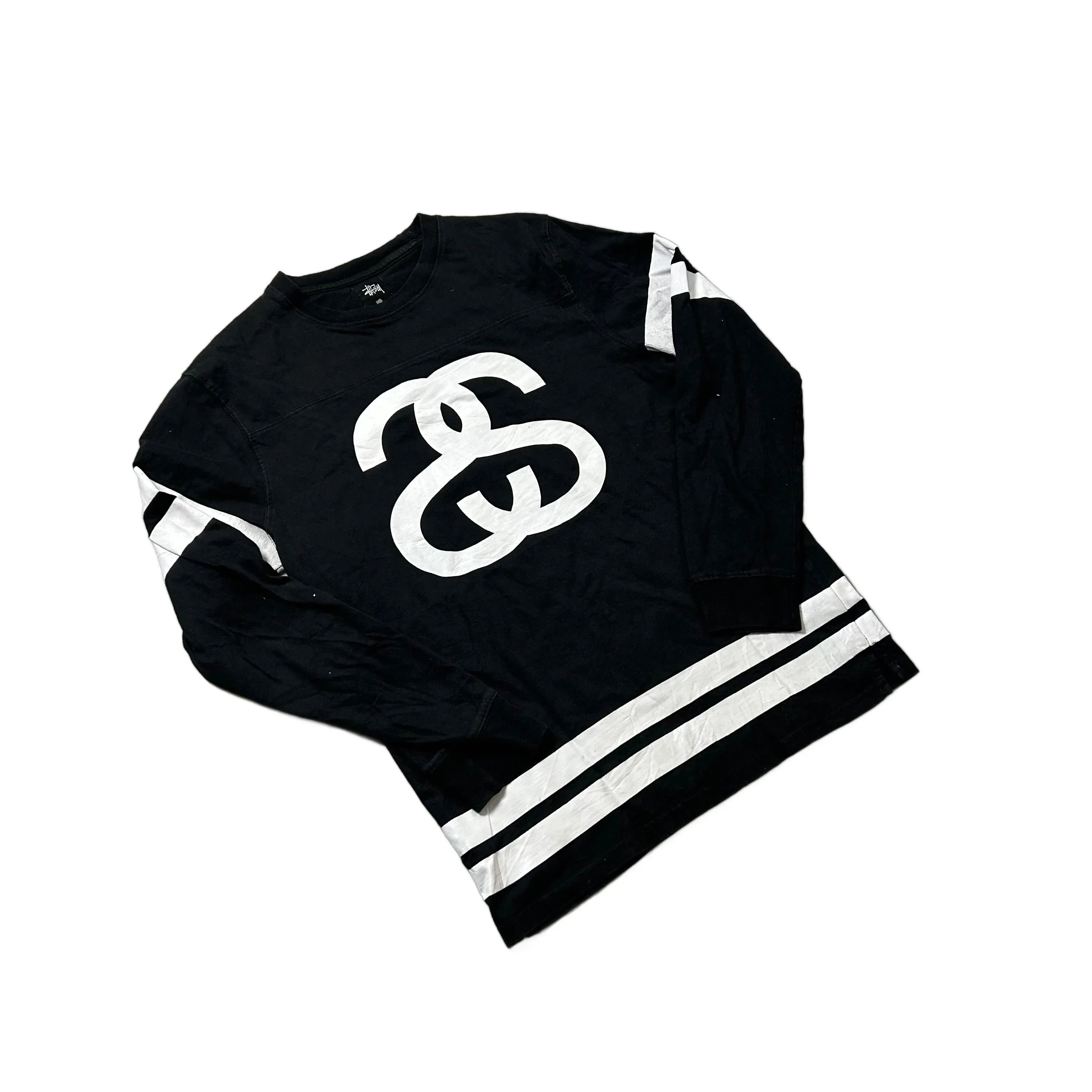 Black Stussy Long Sleeve Tee - S