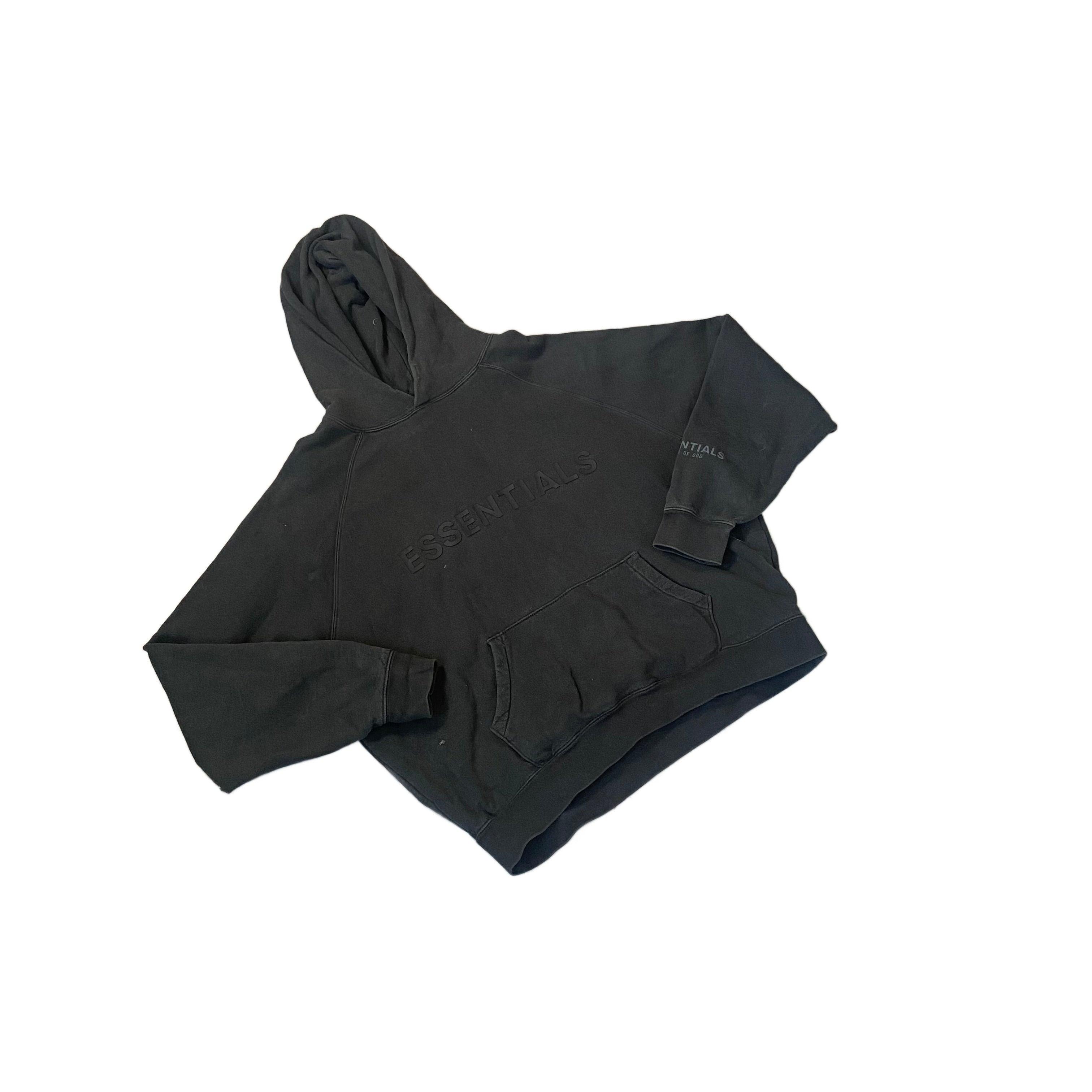 Black Fear of God Essentials Hoodie - M