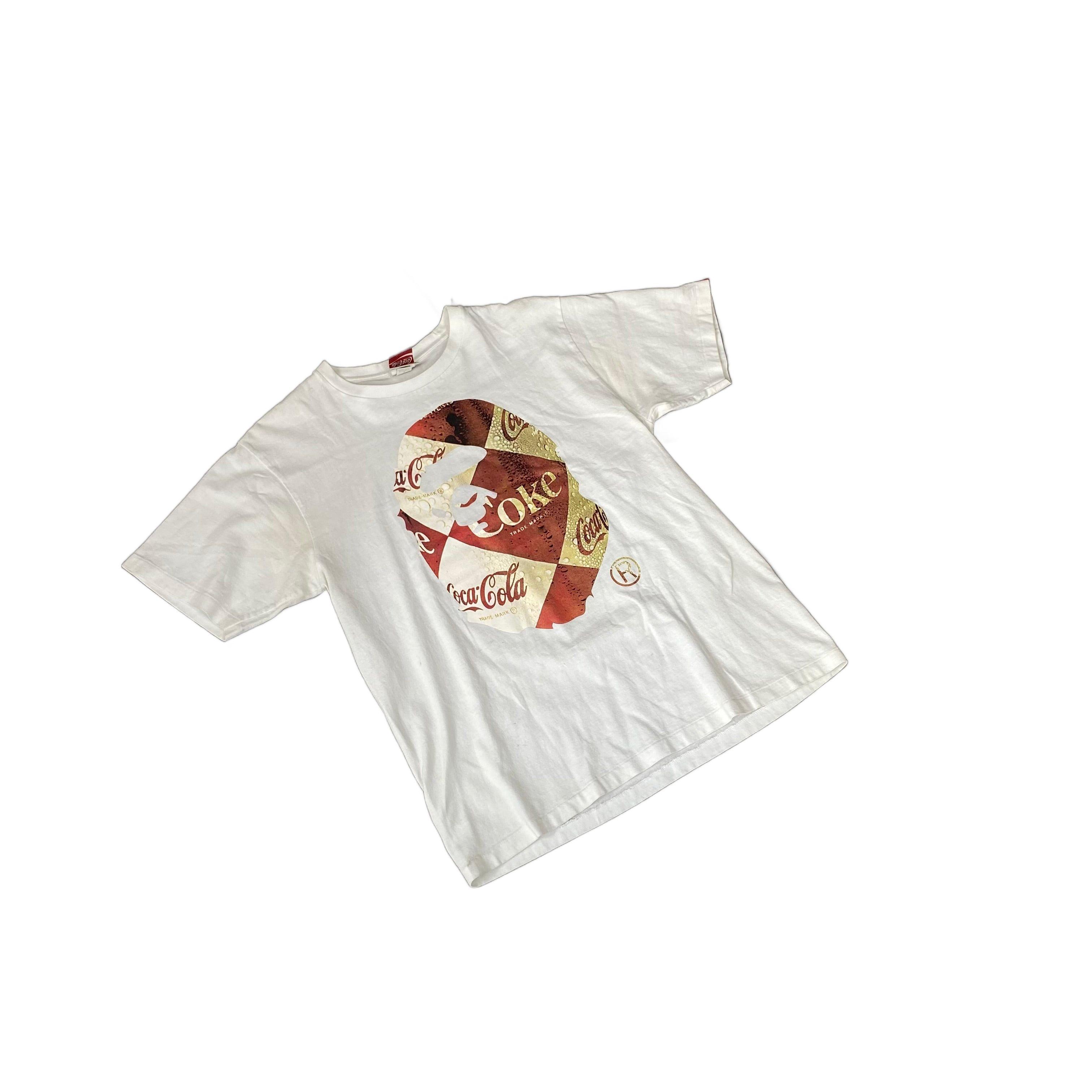 White A Bathing Ape (BAPE) x Coca-Cola Tee - L