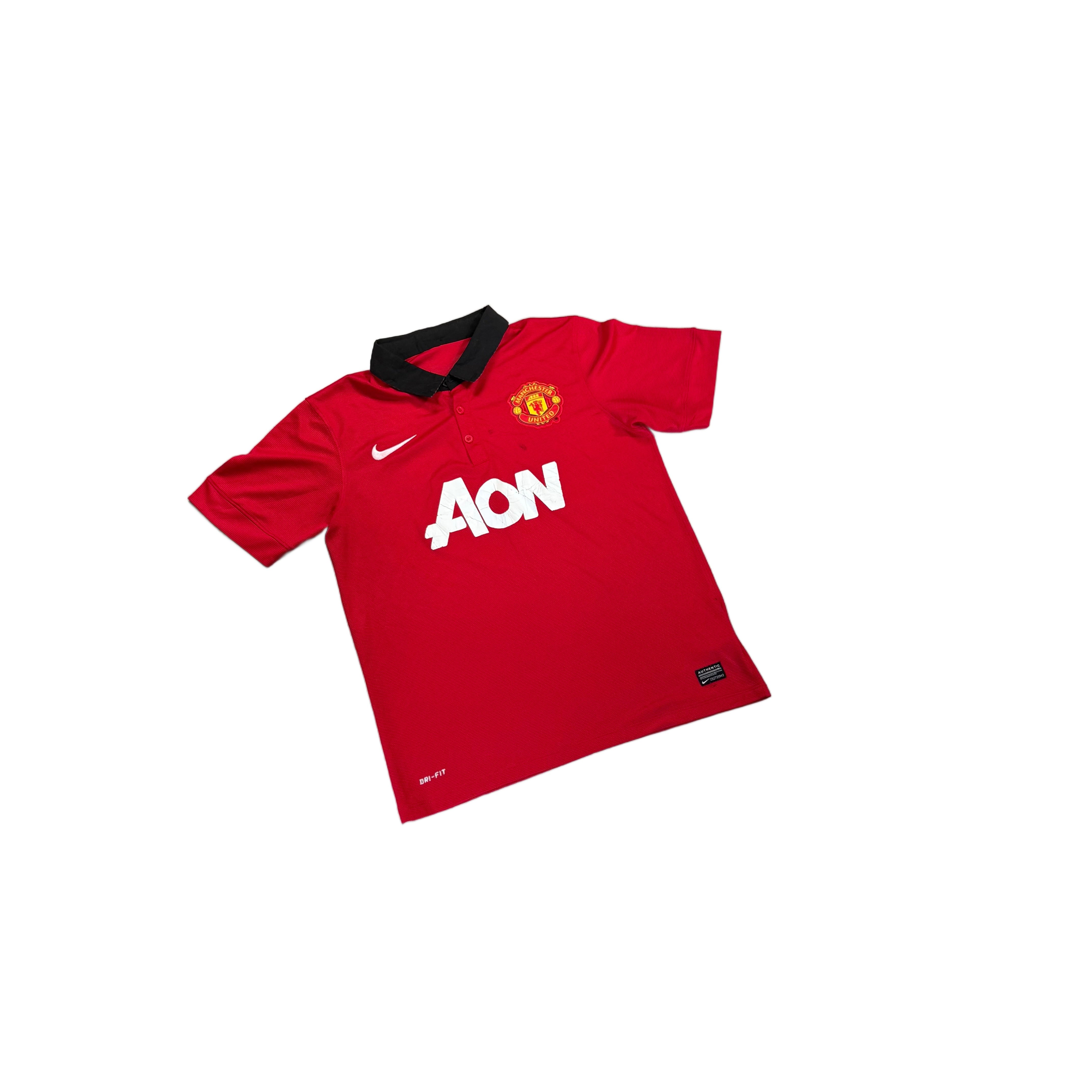 2013 - 14 Manchester United Home Shirt - L