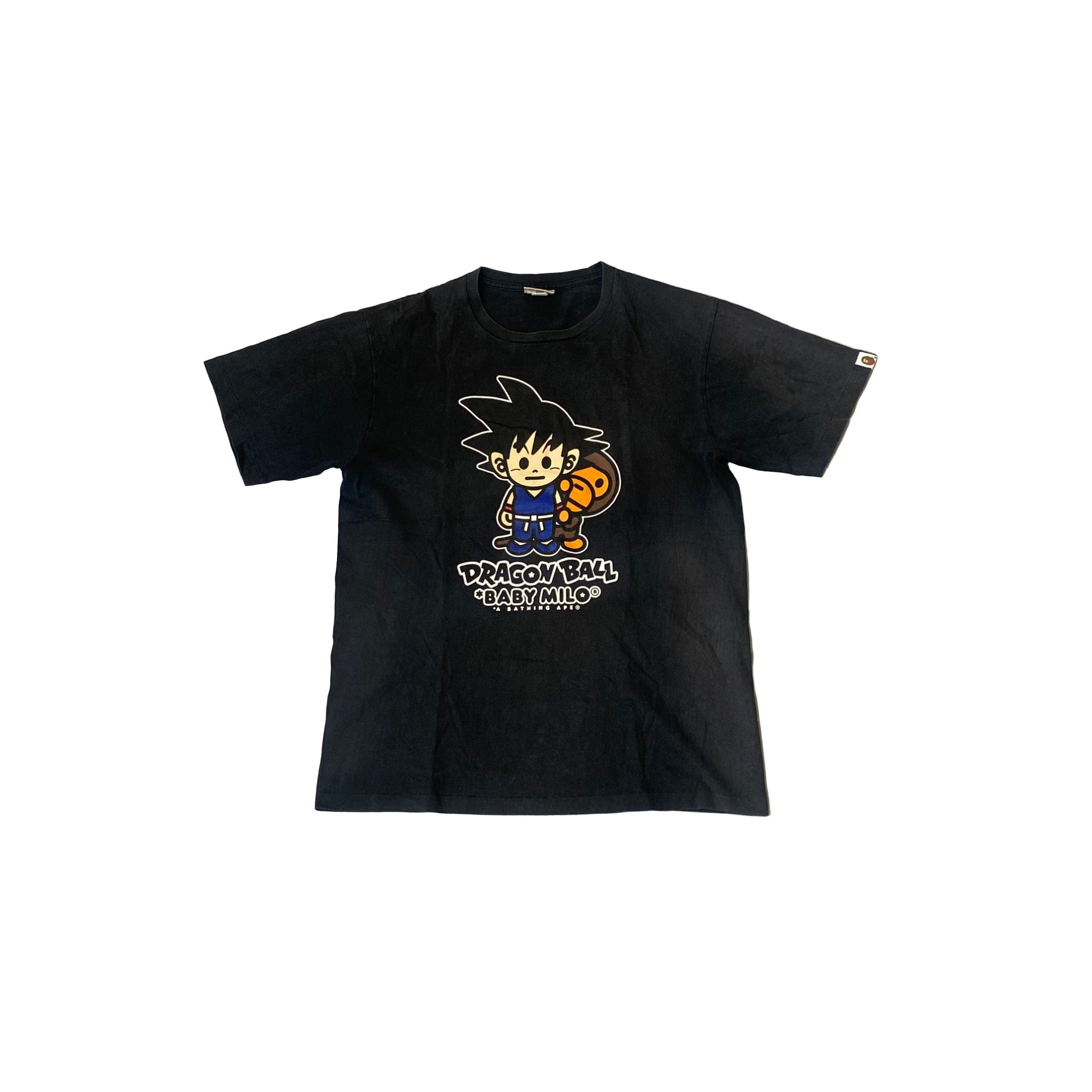 Black A Bathing Ape (BAPE) x Dragonball Z Tee - L