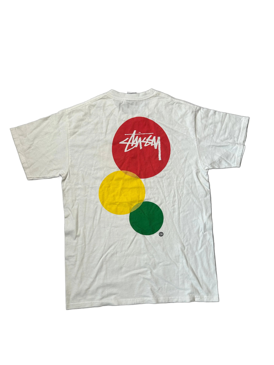 White Stussy Tee - M