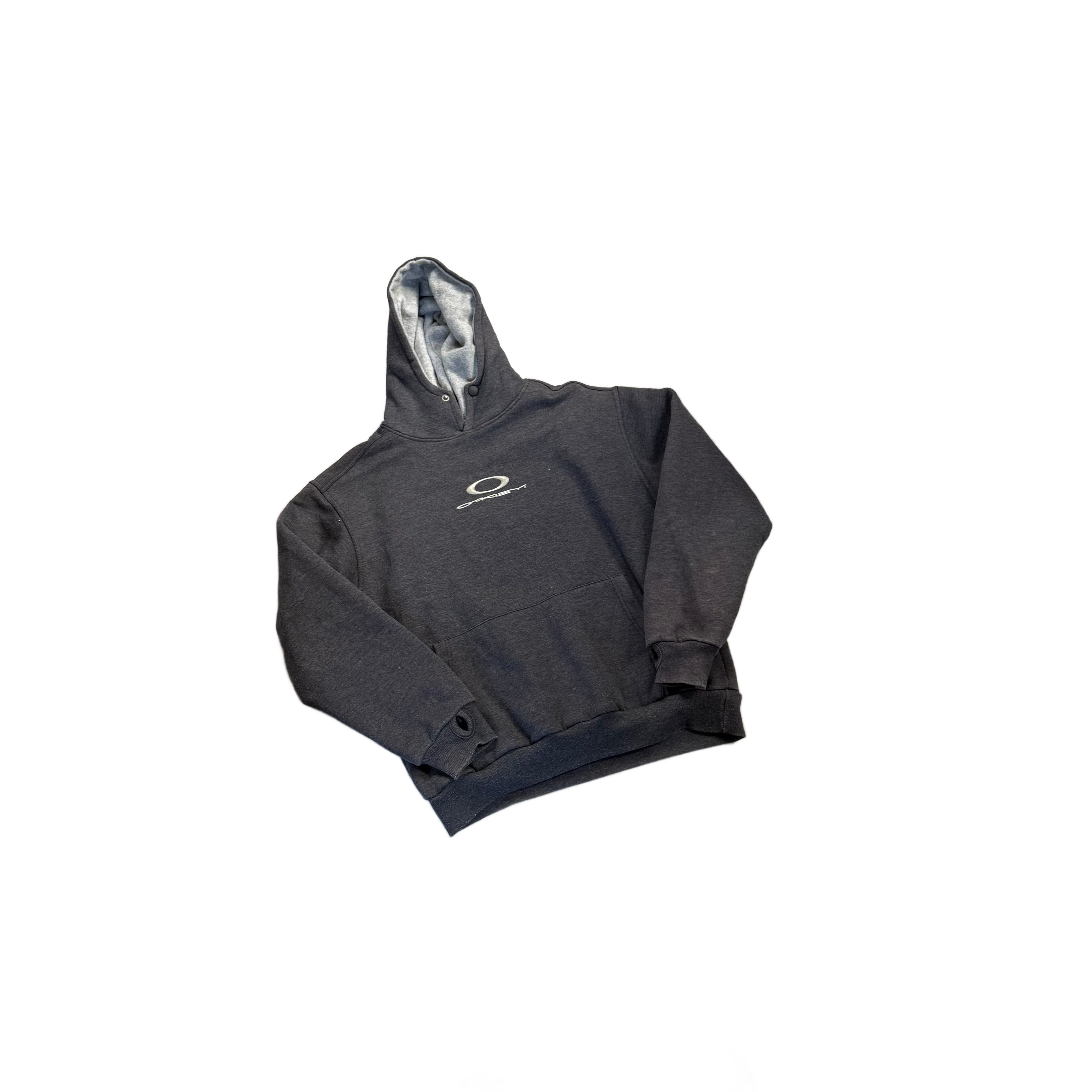 Grey Oakley Hoodie - L