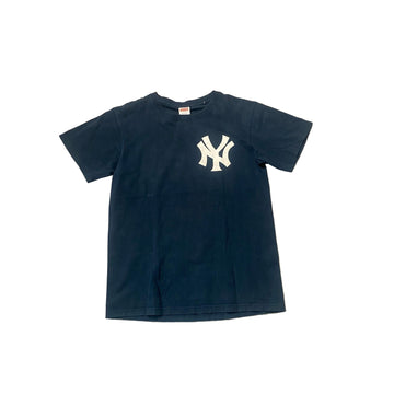 Navy Blue Supreme x Yankees Tee - L