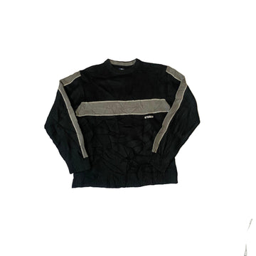 Grey Stussy Knitted Sweatshirt - M