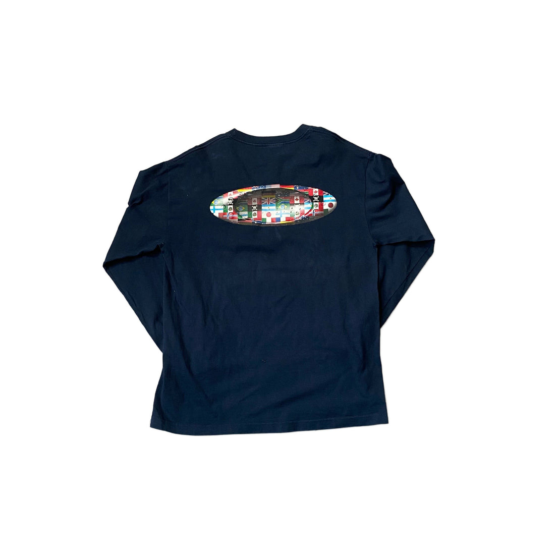 Navy Blue Oakley Long Sleeve Tee - L