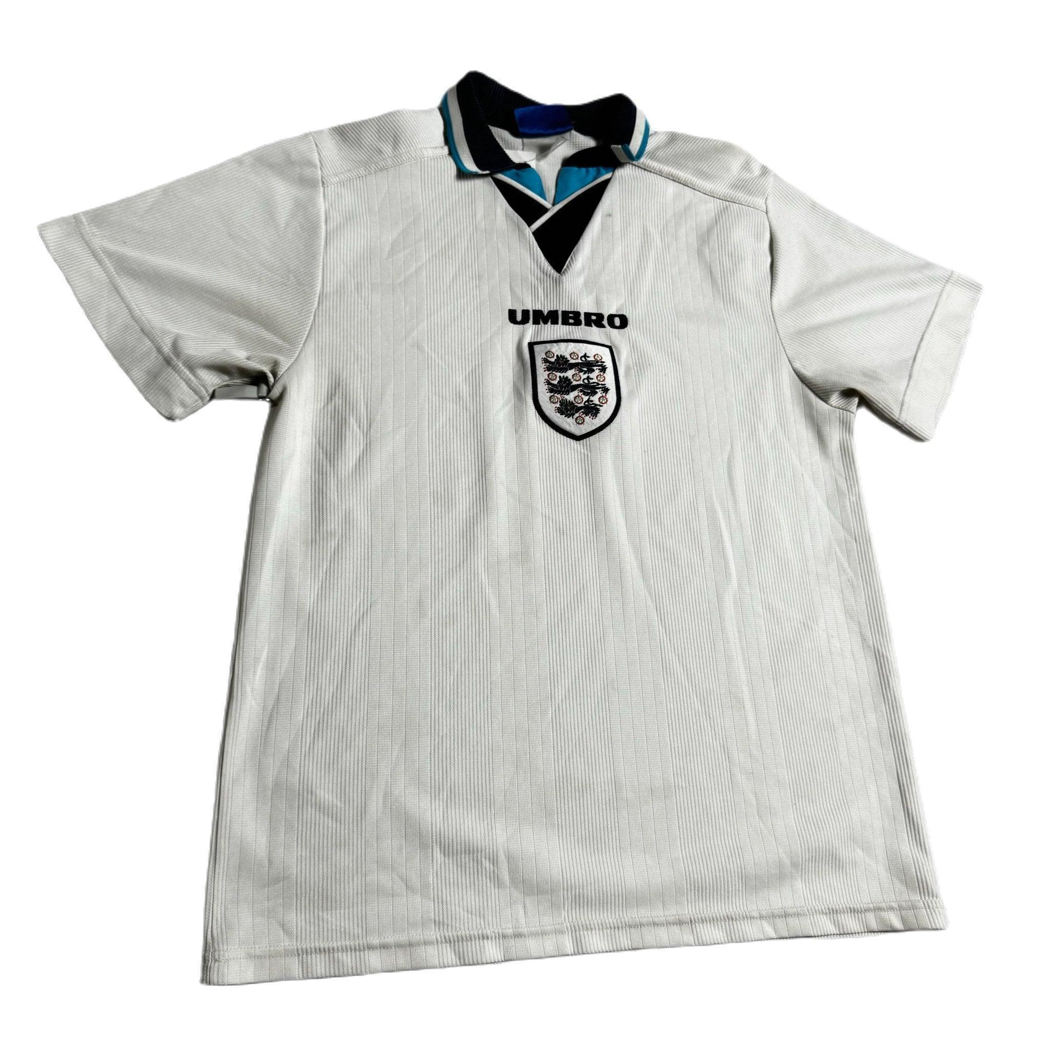 1995 - 97 England Home Shirt - L