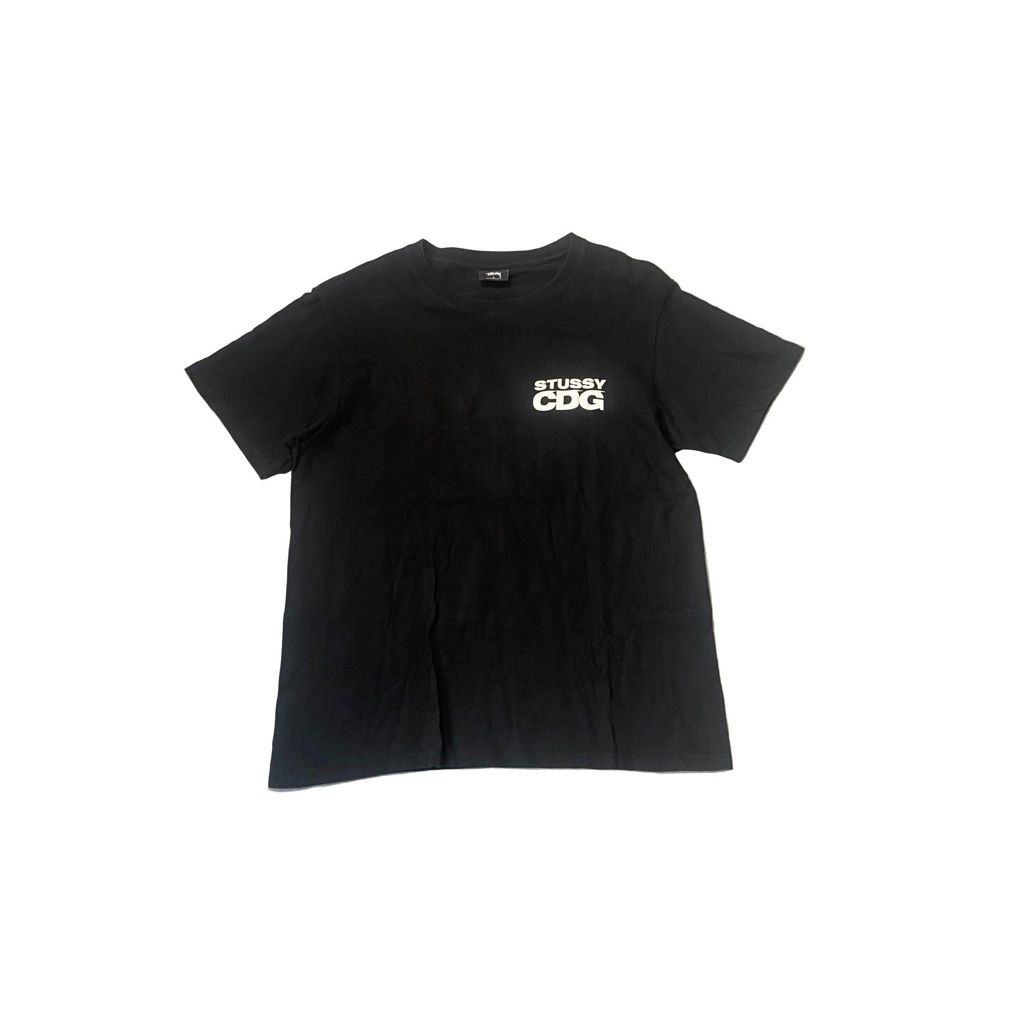 Black Stussy x Comme Des Garcons (CDG) Tee - S