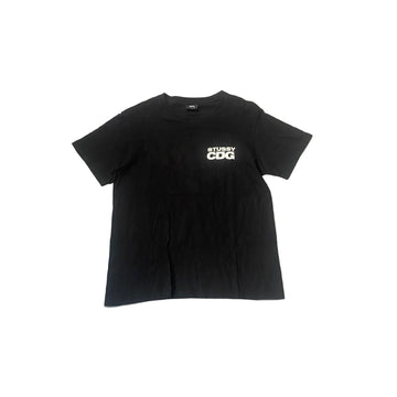 Black Stussy x Comme Des Garcons (CDG) Tee - S
